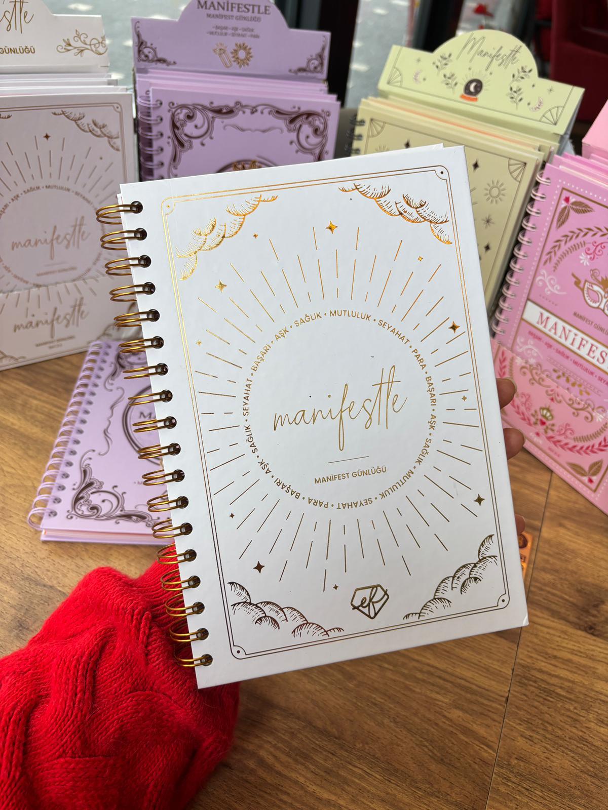 Beyaz Manifest Günlüğü Planlayacı Defter