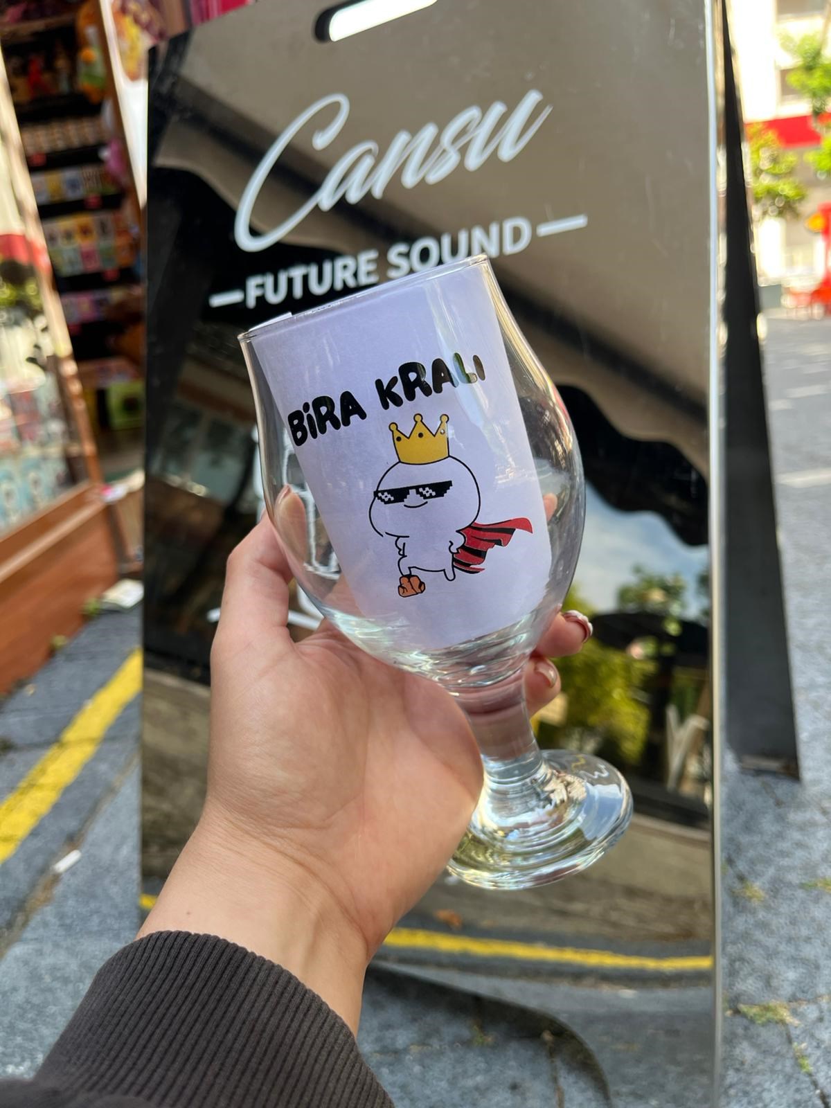 Bira Kralı Cam Bira Bardak