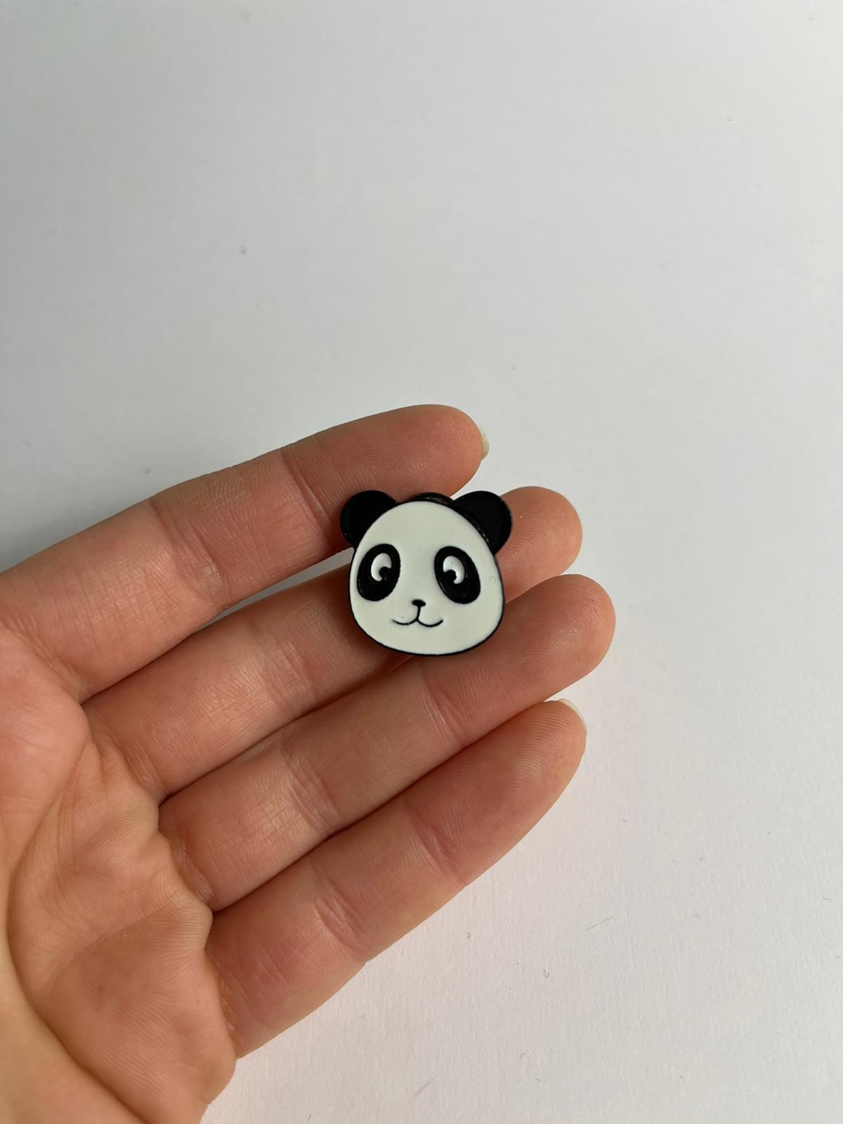 Broş Metal Mine Tatlı Panda