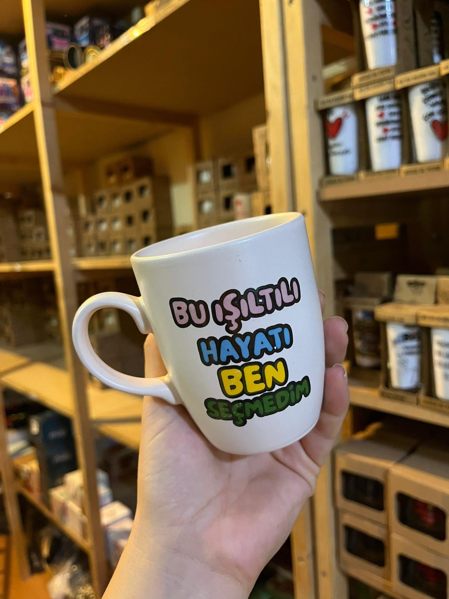 Bu Işıltılı Hayatı Ben Seçmedim Oval Kupa