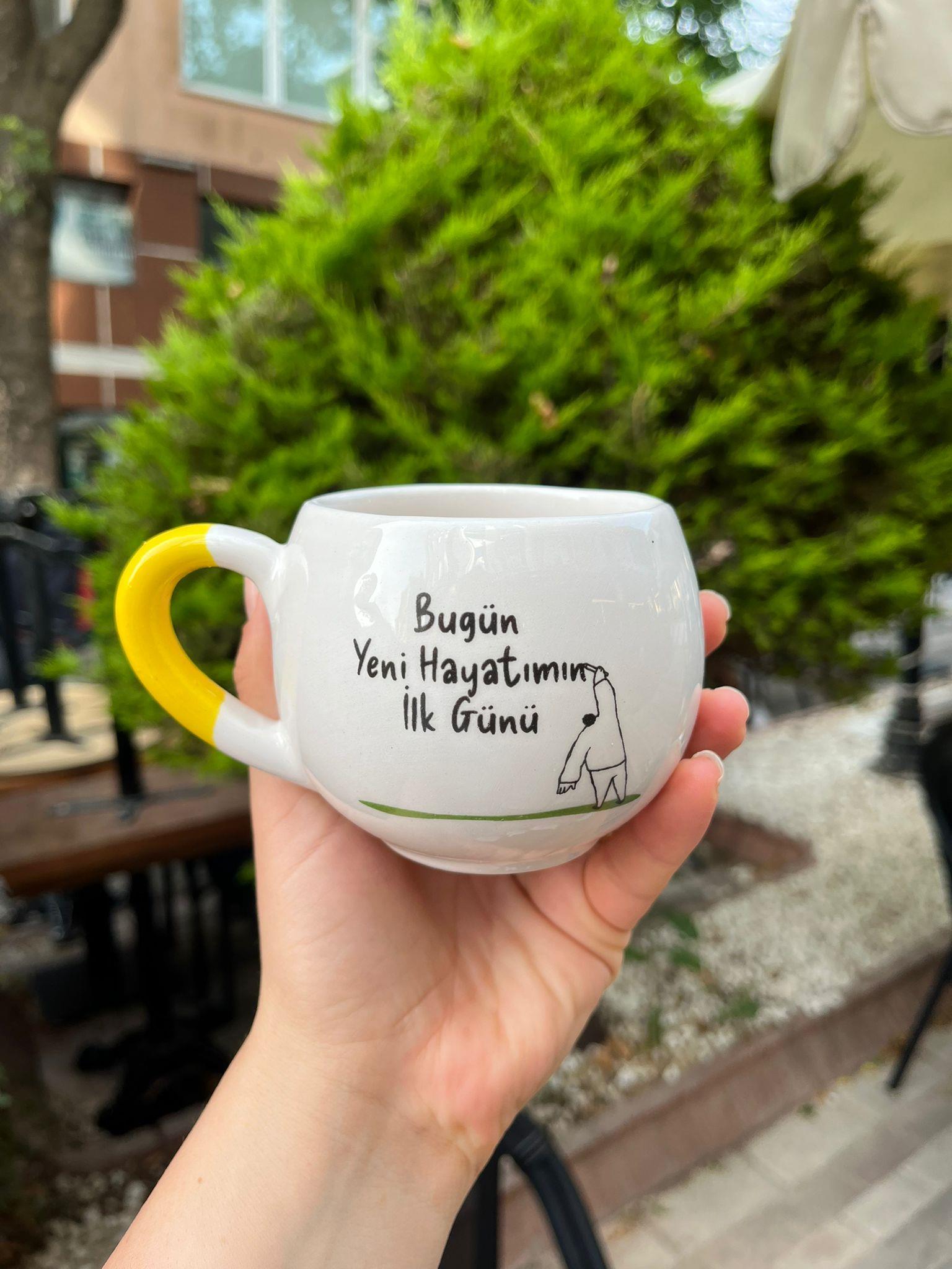 Bugün Yeni Hayatımın İlk Günü Balon Kupa