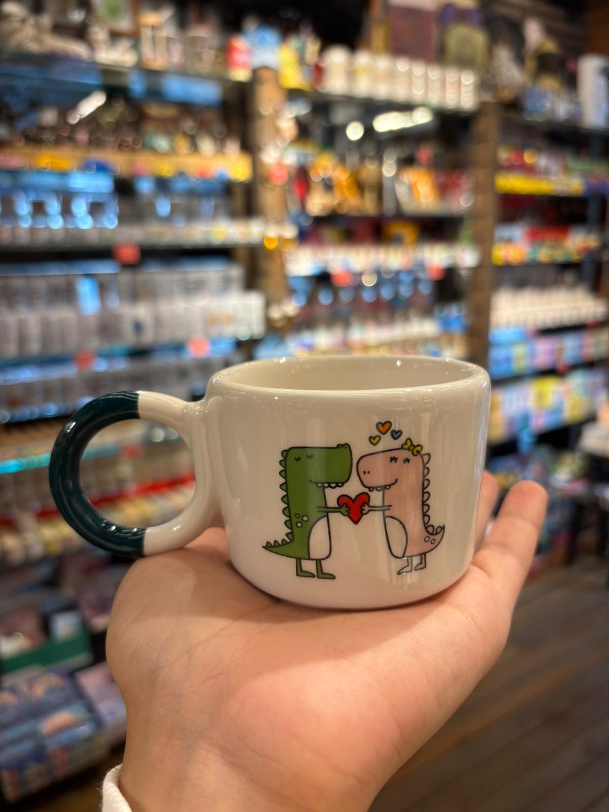 Çift Dinozorlar Düğüm Kupa