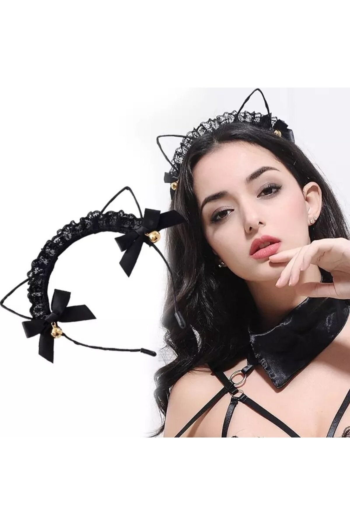 Cosplay Dantel Kedi Taç