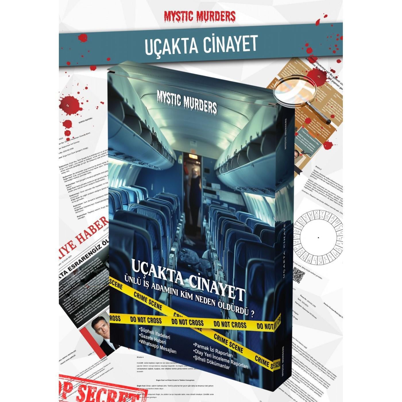 Dedektif Vaka Çözme Oyunu-Uçakta Cinayet