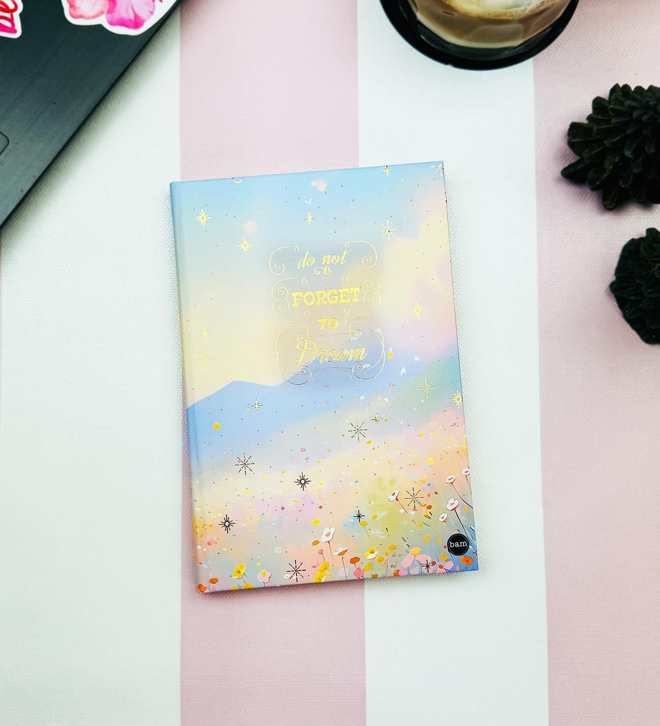 Do Not Forget To Dream Tasarımlı Lastikli Defter - 80 Yaprak