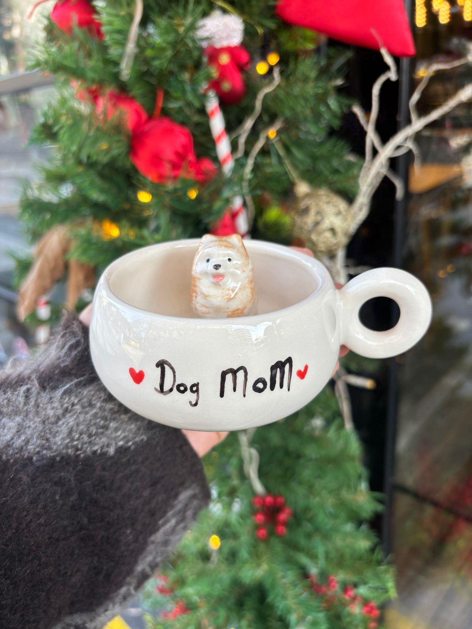 Dog Mom 3D Mug Kupa