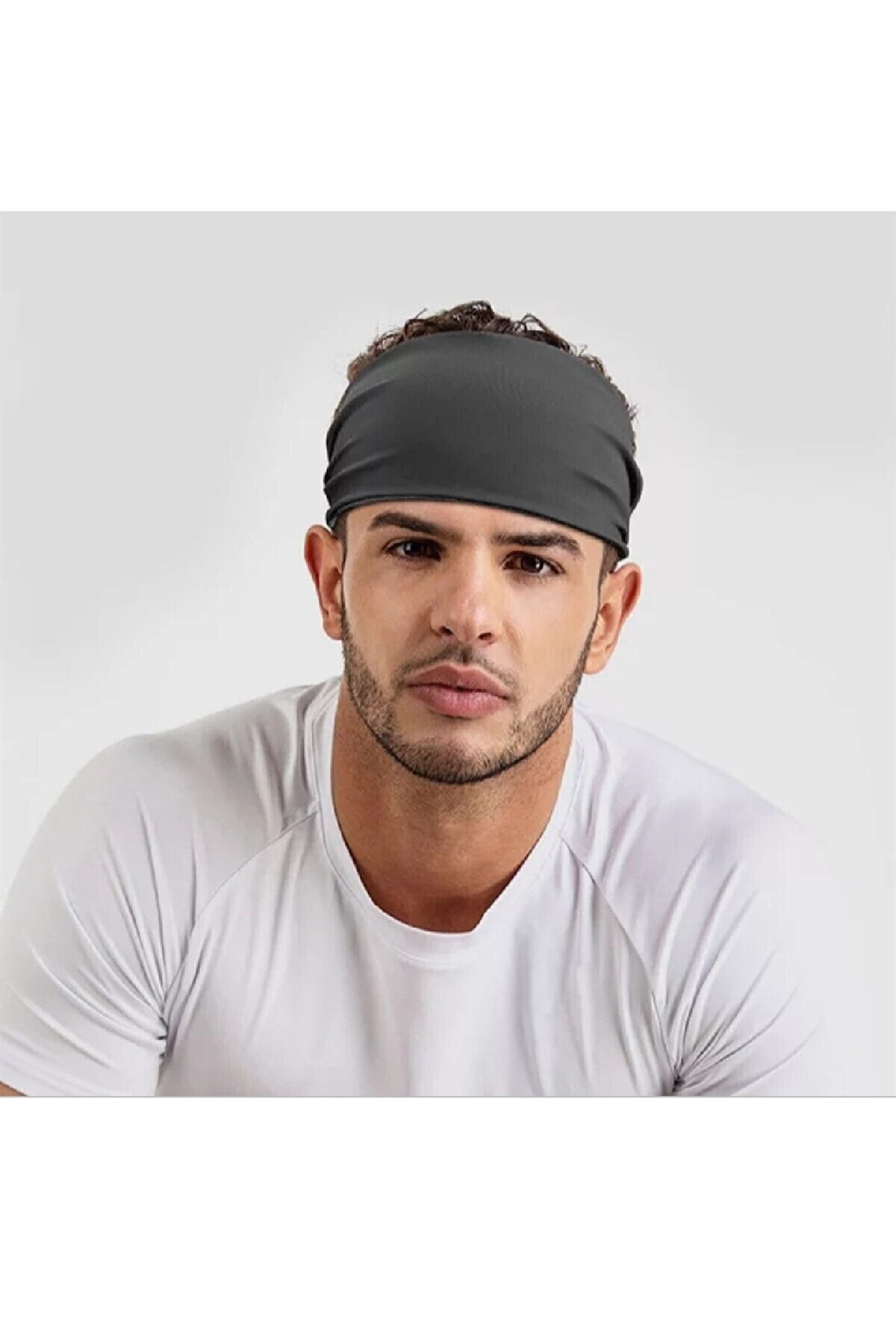 Düz Siyah Renk Ünisex Bandana