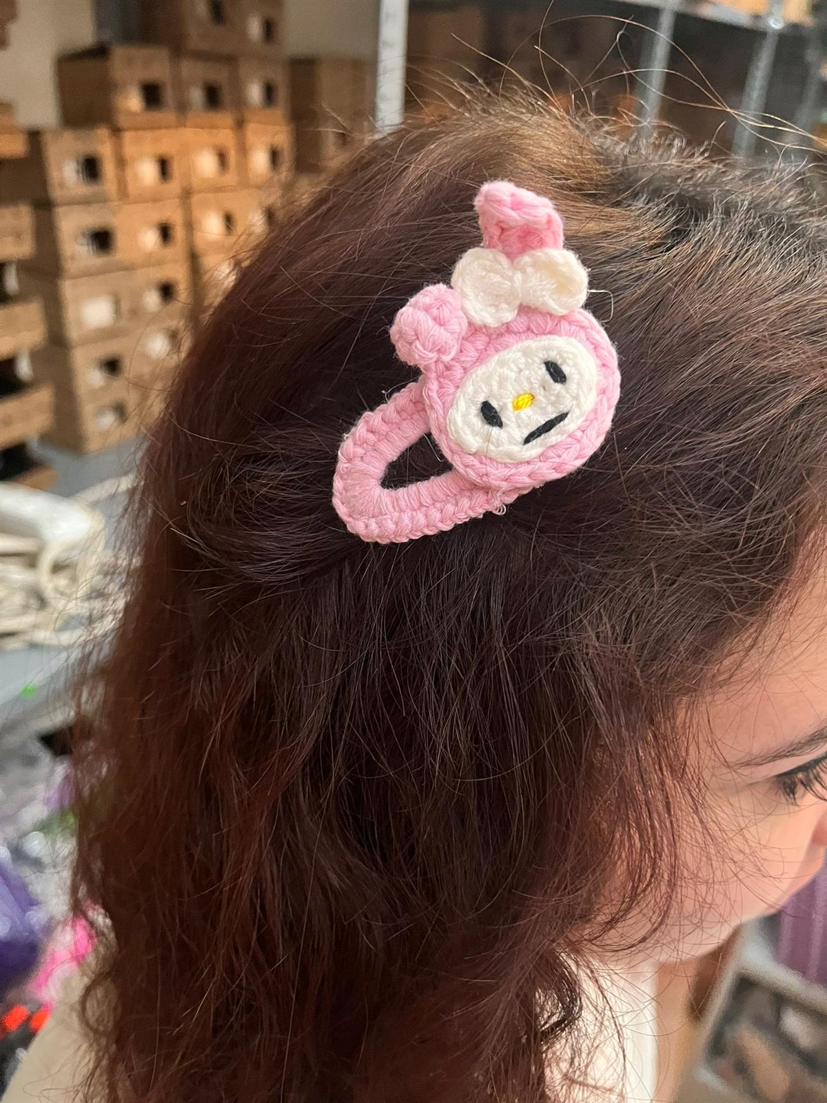 El Örgüsü My Melody Saç Tokası