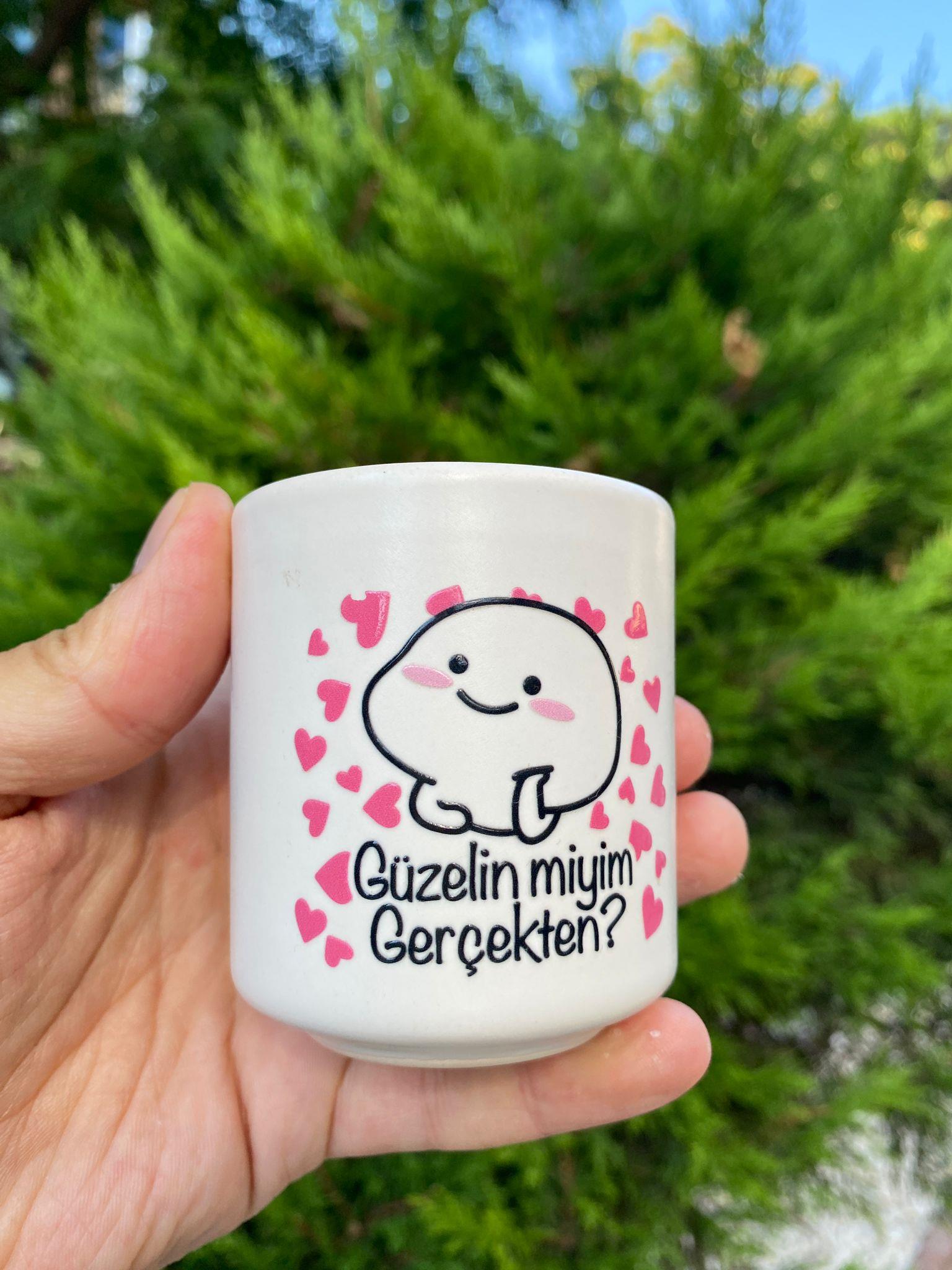 Güzelin Miyim Gerçekten Tasarım Dekoratif Mum