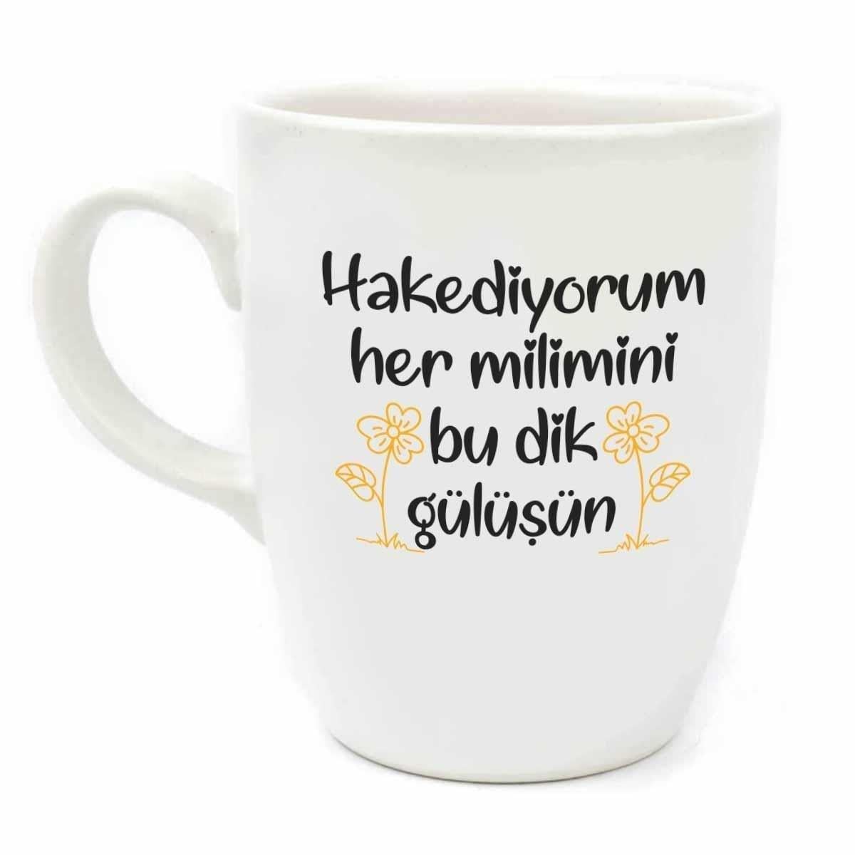 Hak Ediyorum Her Milimini Bu Dik Gülüşün Oval Kupa