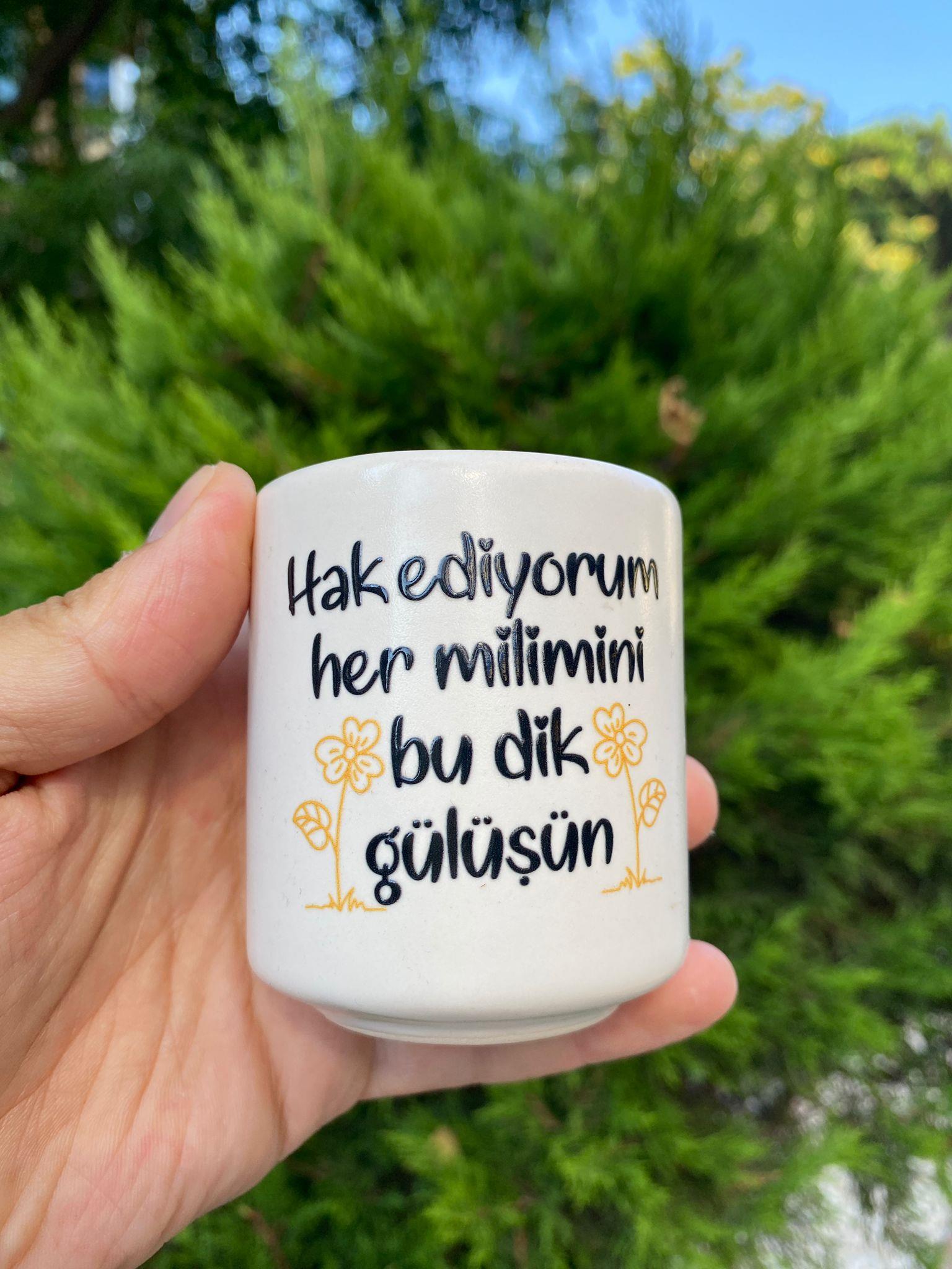 Hak Ediyorum Her Milimini Tasarım Dekoratif Mum