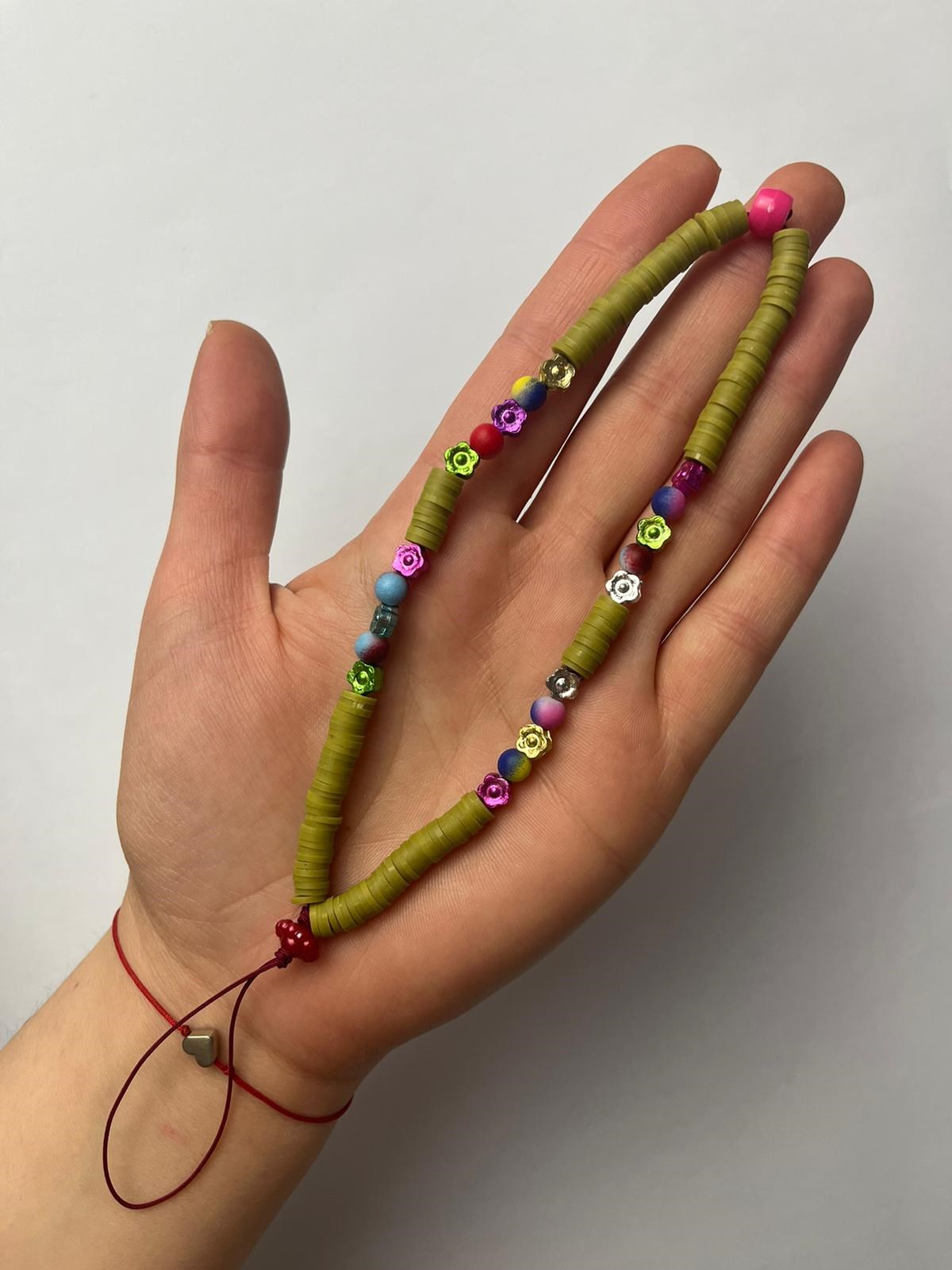 Haki Yeşil Renk Telefon Charm