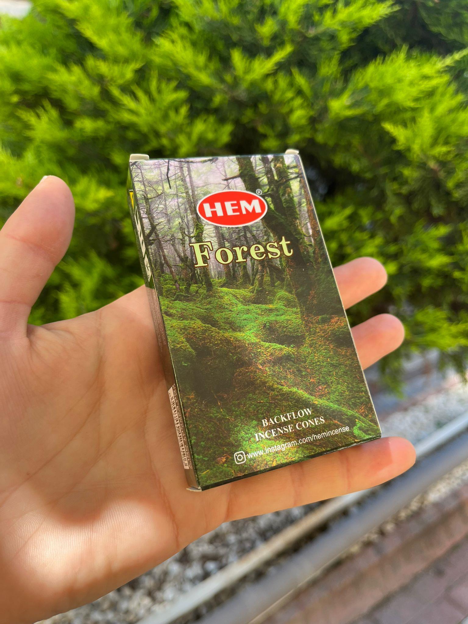 HEM Forest Geri Akış Şelale Koni Tütsü - 10 Adet