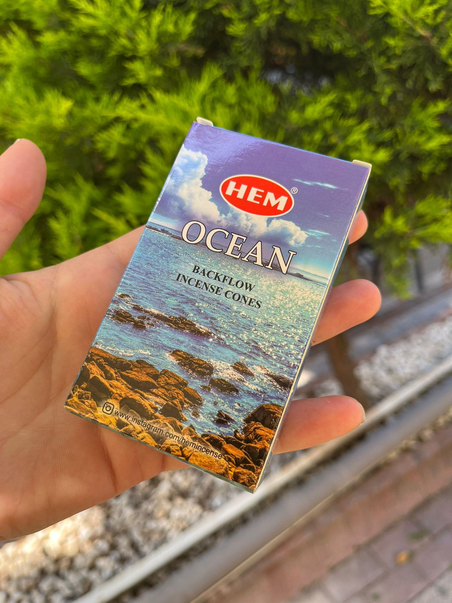 HEM Ocean Geri Akış Şelale Koni Tütsü - 10 Adet