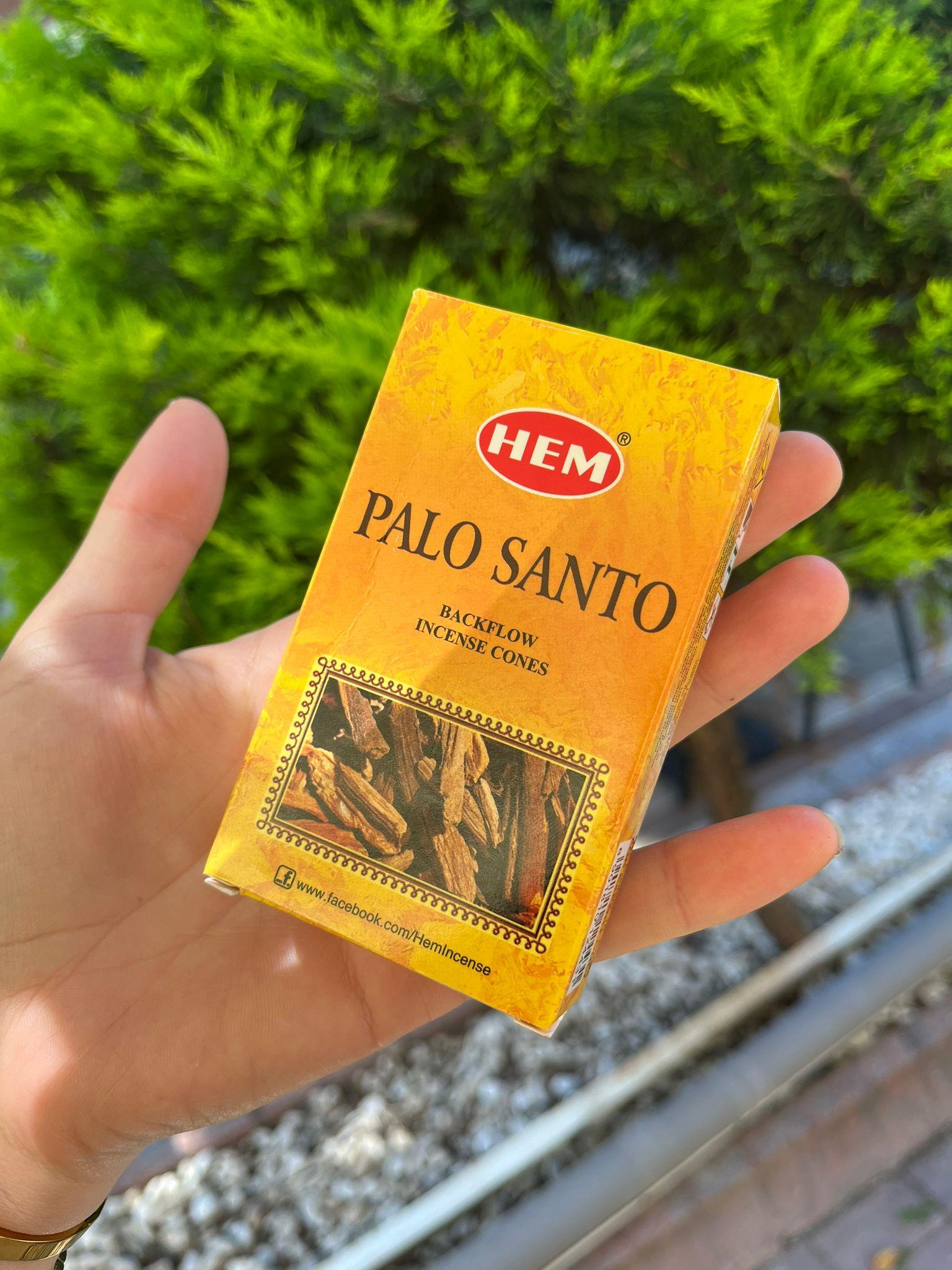HEM Palo Santo Geri Akış Şelale Koni Tütsü - 10 Adet