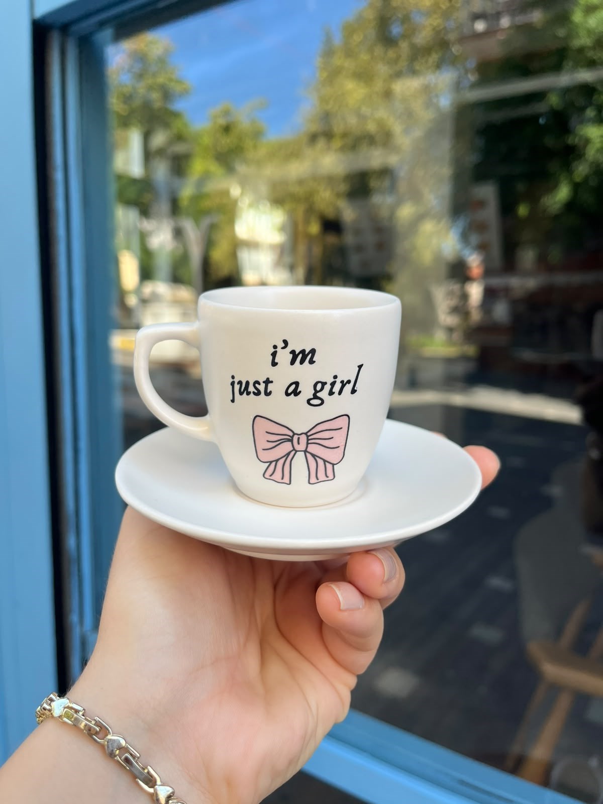 I Just A Gril Türk Kahve Fincanı 