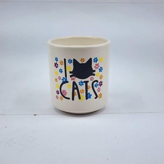 I Love Cats Tasarımlı Dekoratif Mum