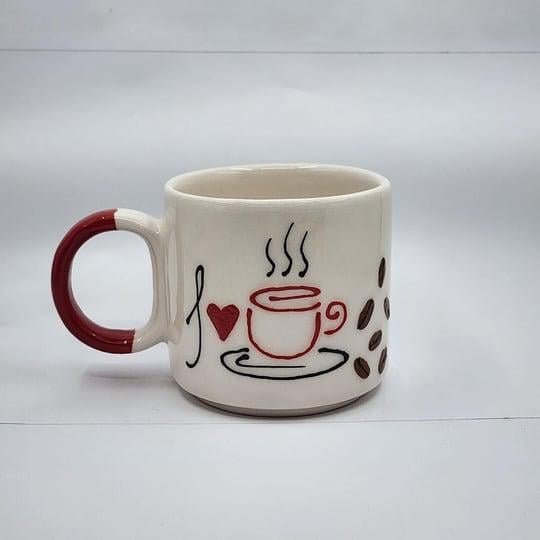 I Love You Kahve Baskılı Pinterest Kupa