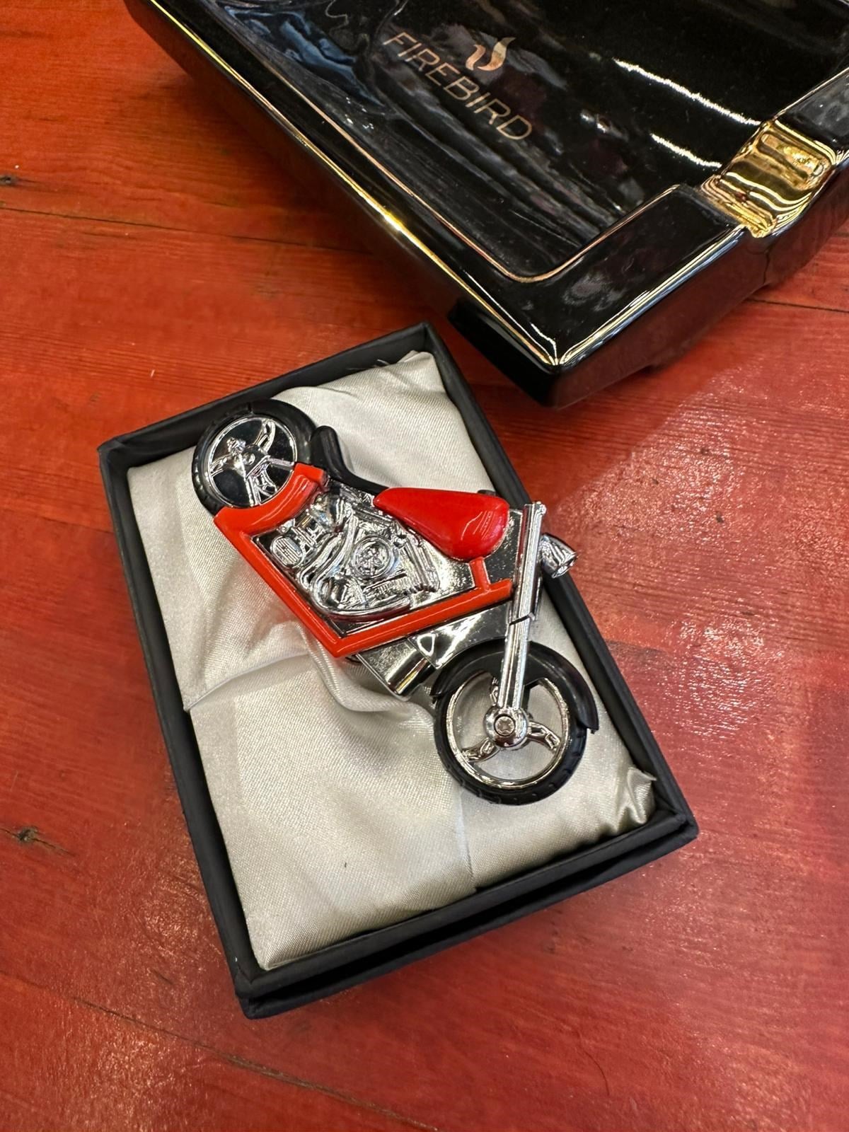 Işıklı Motorsiklet Motor Özel Form Çakmak
