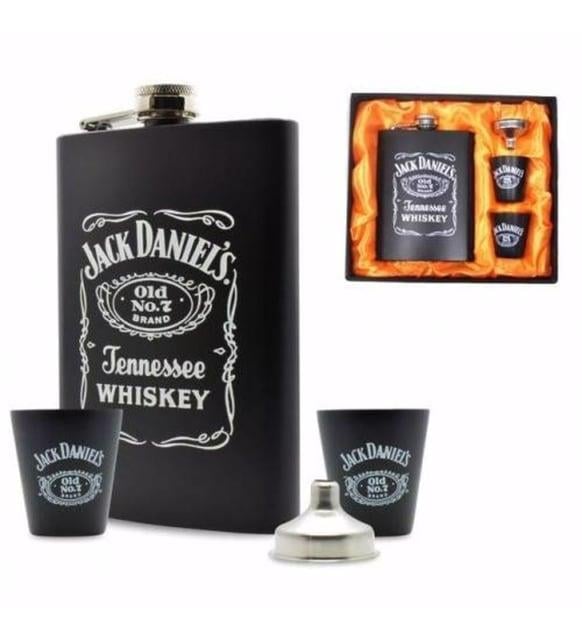 Jack D. 2 Shot Bardaklı Matara Seti