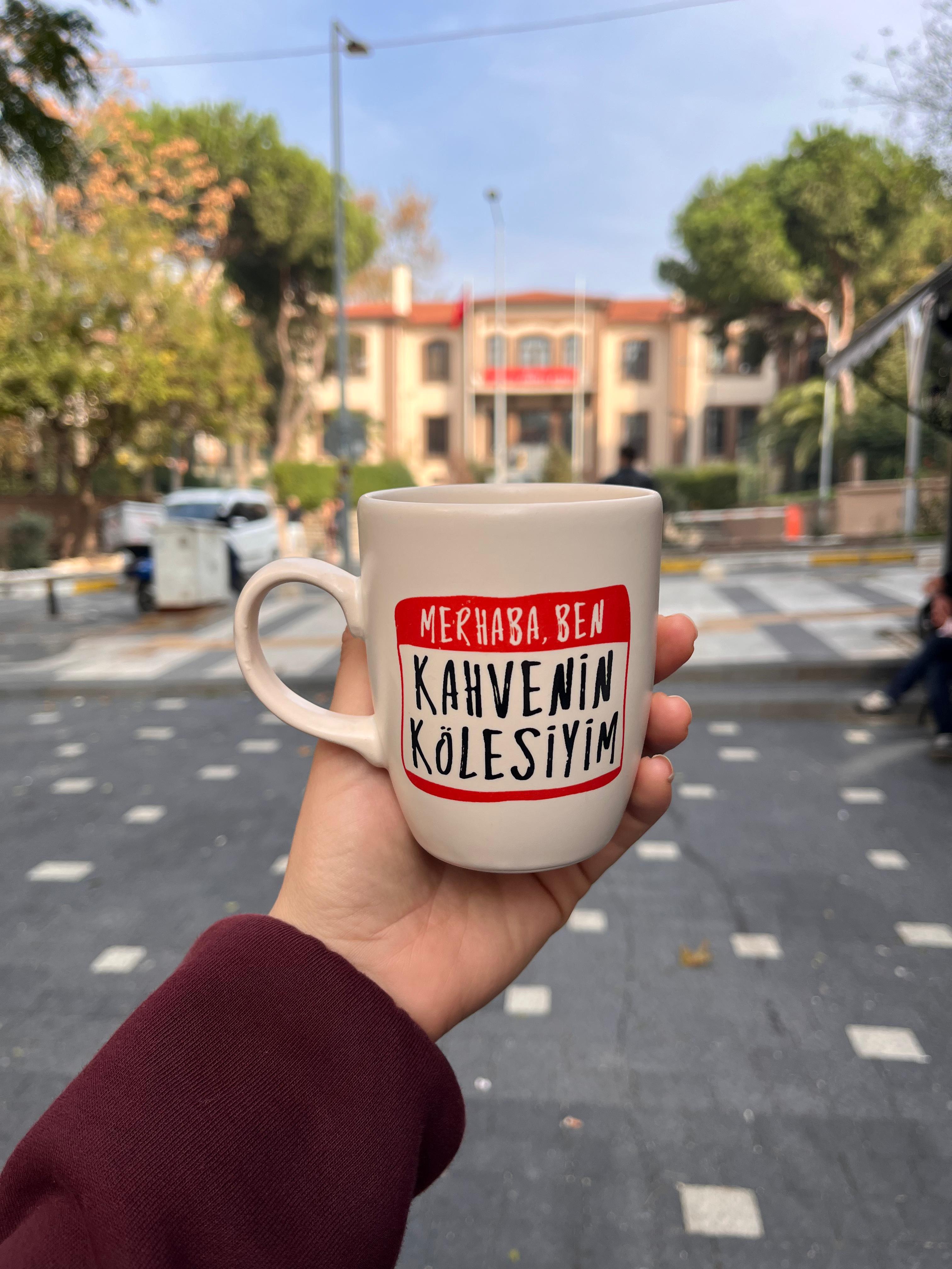Kahvenin Kölesiyim Oval Kupa