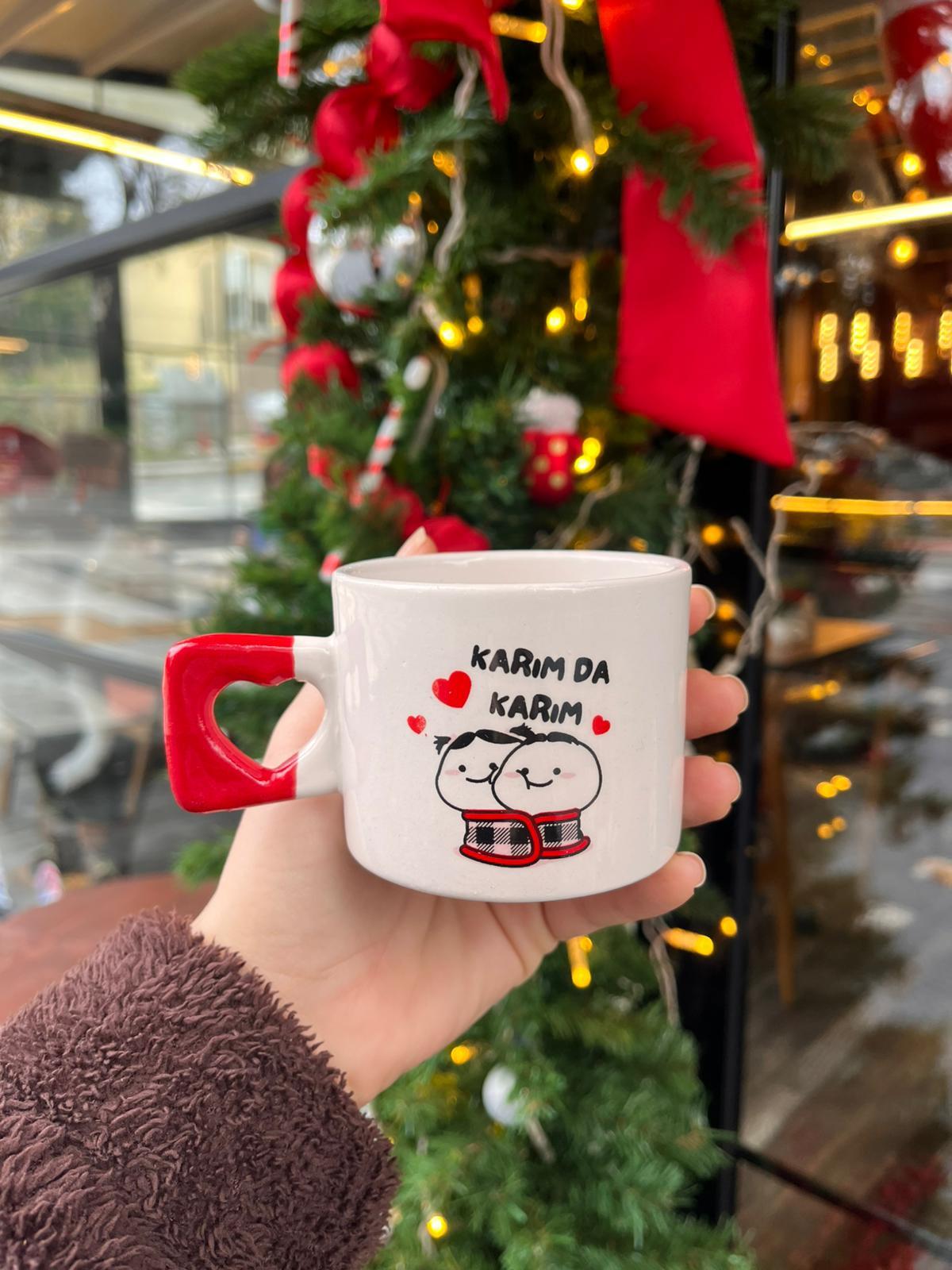 Karım Da Karım Kalp Kulplu Kupa