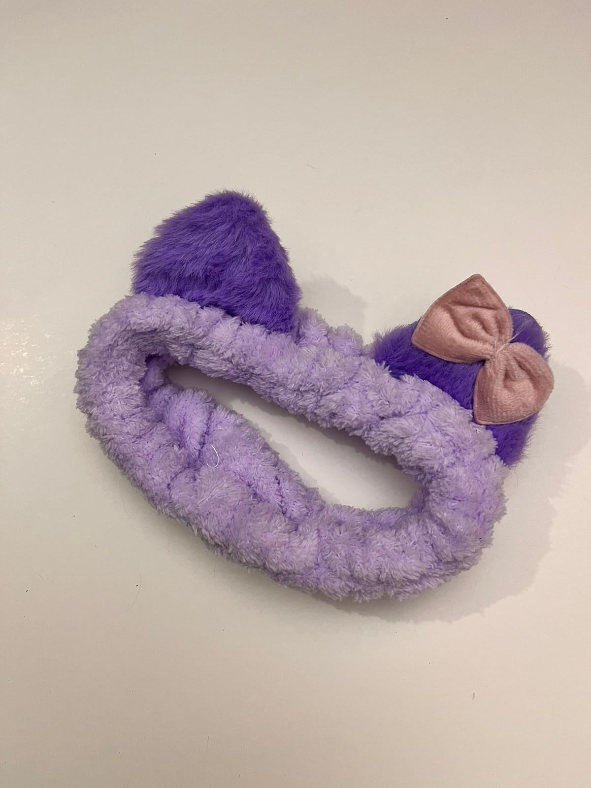 Kawaii Peluş Lila Saç Bandı