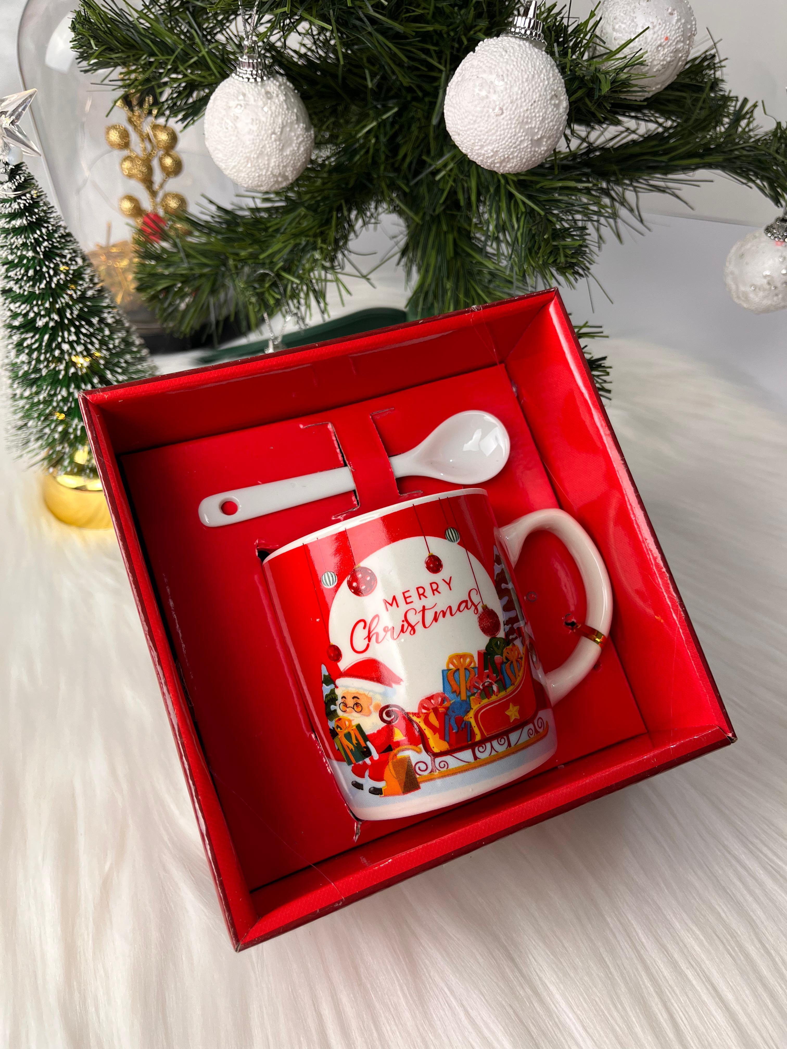 Kaykaylı Hediyeli Noel Baba Kupa Set