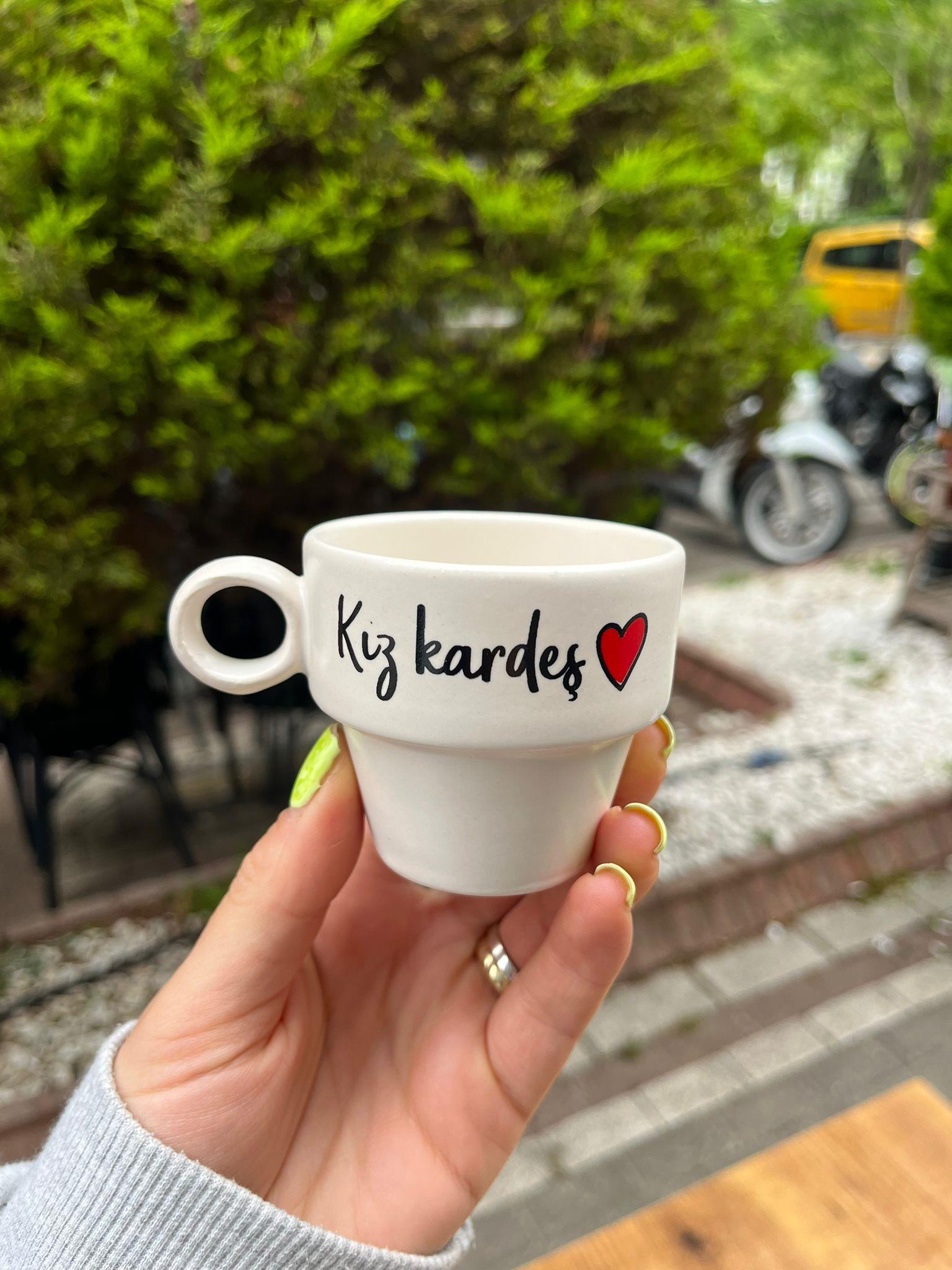 Kız Kardeş Espresso Fincanı