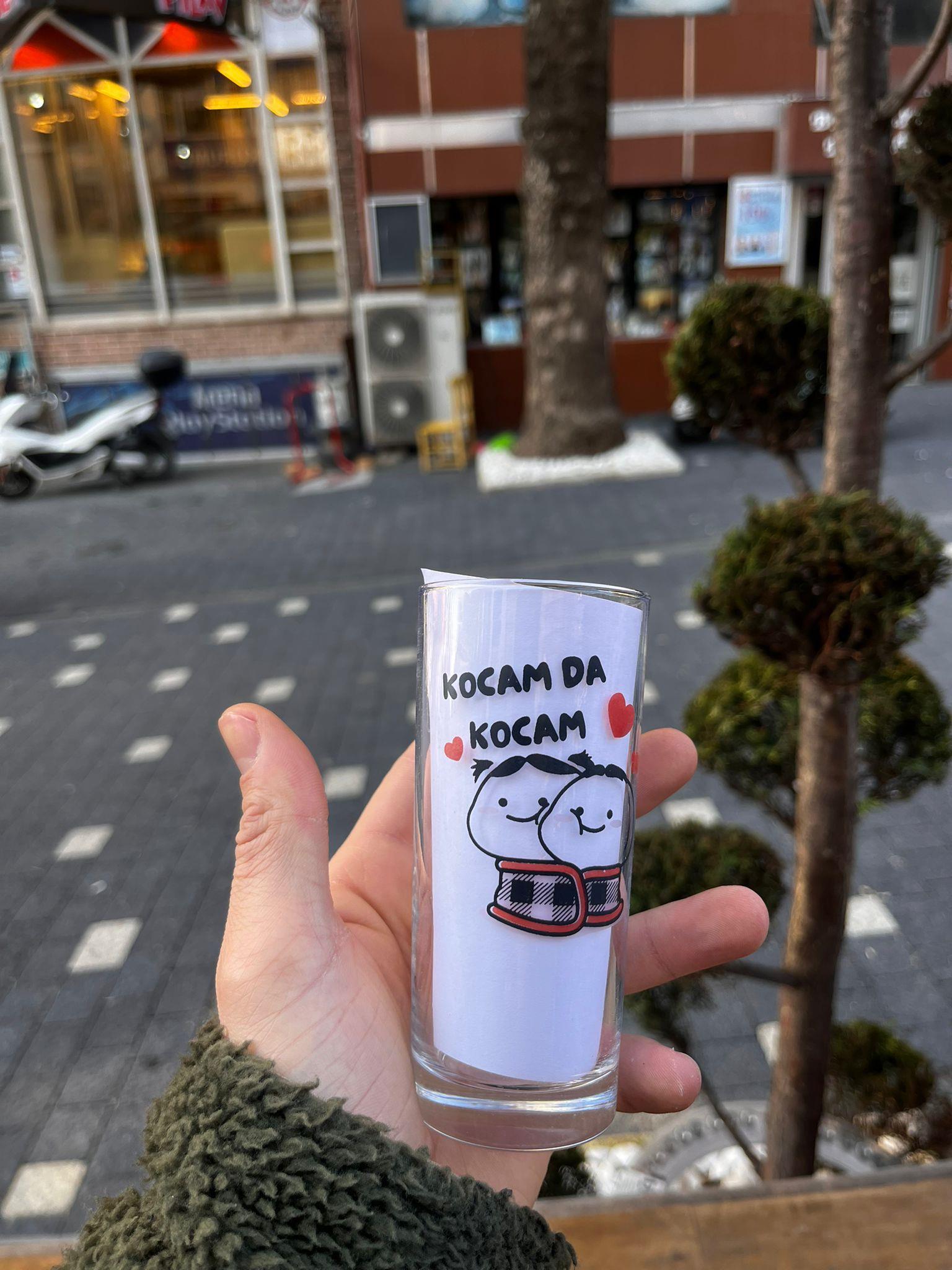 Kocam Da Kocam Rakı Bardağı