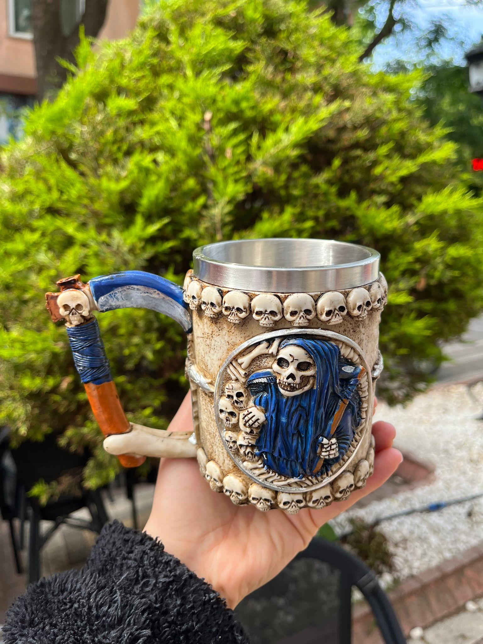 Kuru Kafa İskelet 3D Mug Kupa