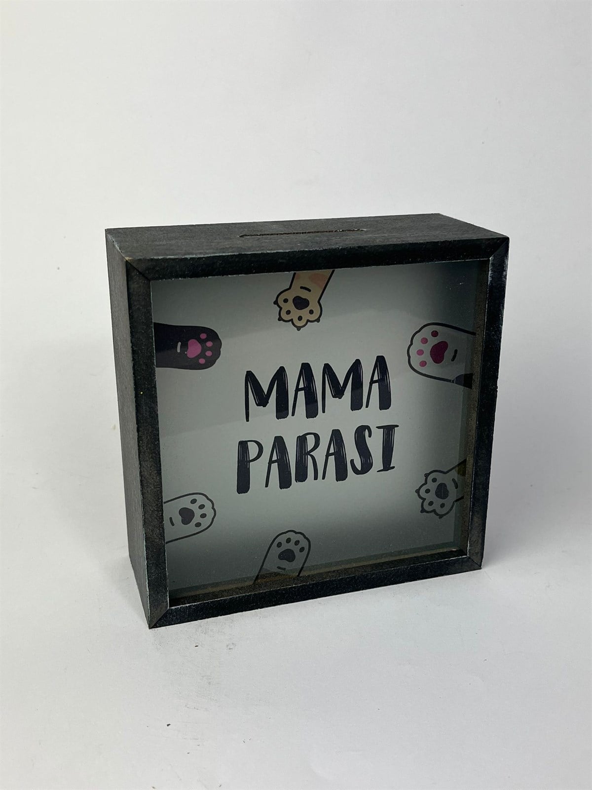 Mama Parası Kumbara Siyah Çerçeveli