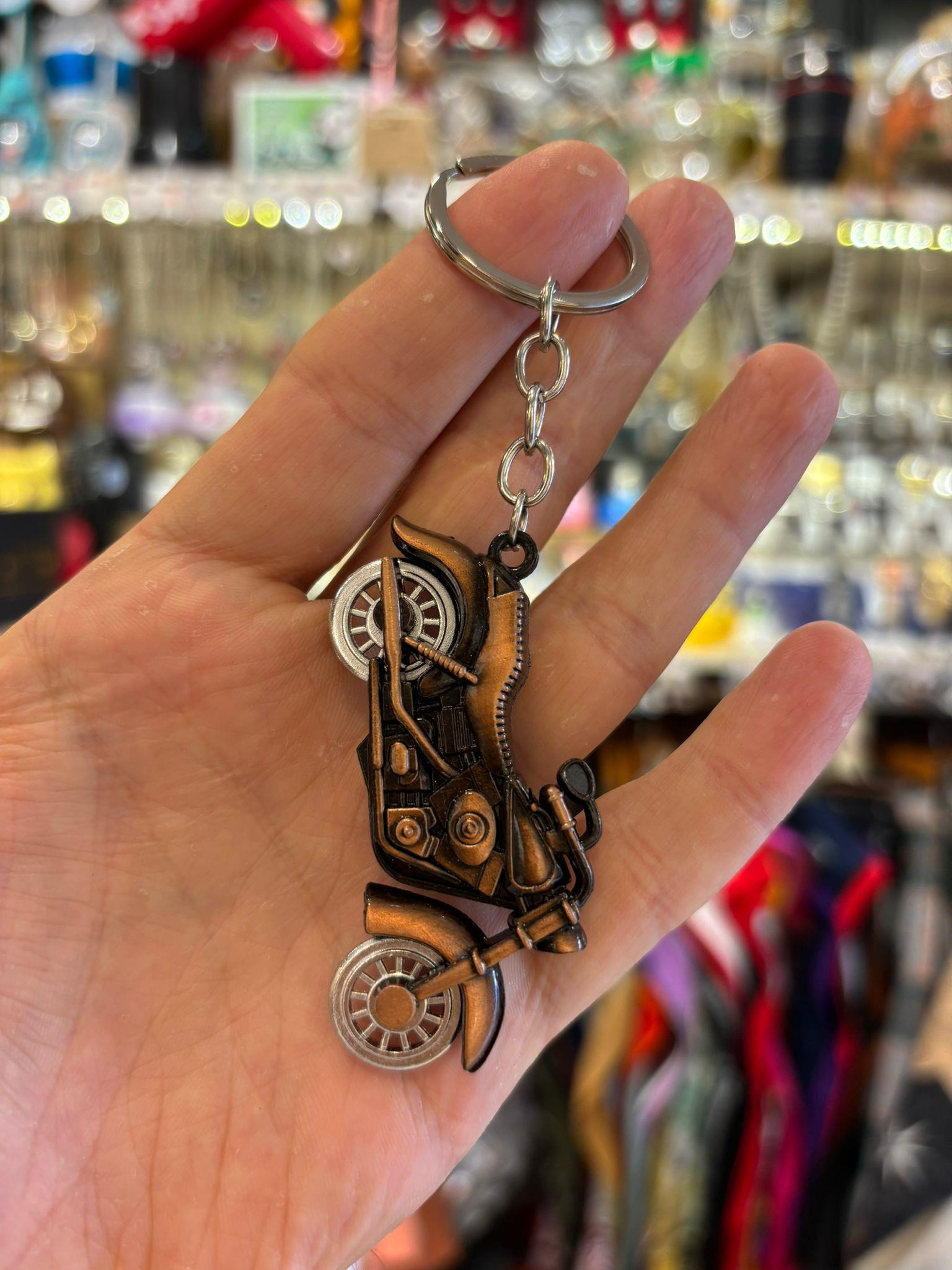 Metal Motorsiklet Anahtarlık