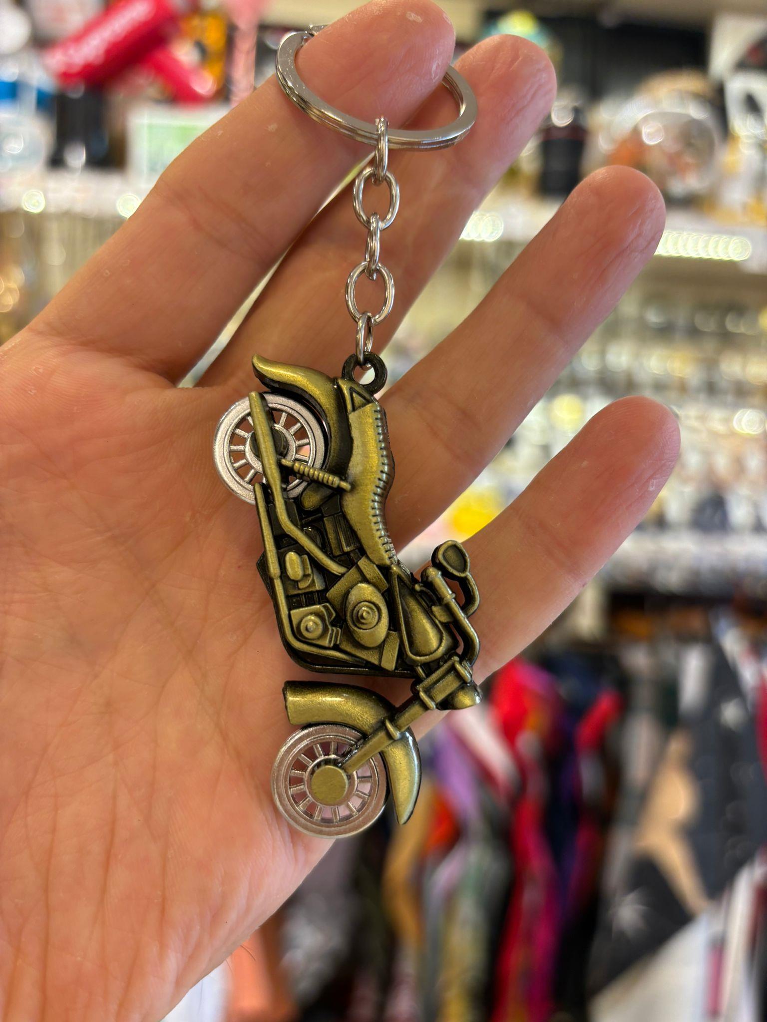 Metal Motorsiklet Anahtarlık