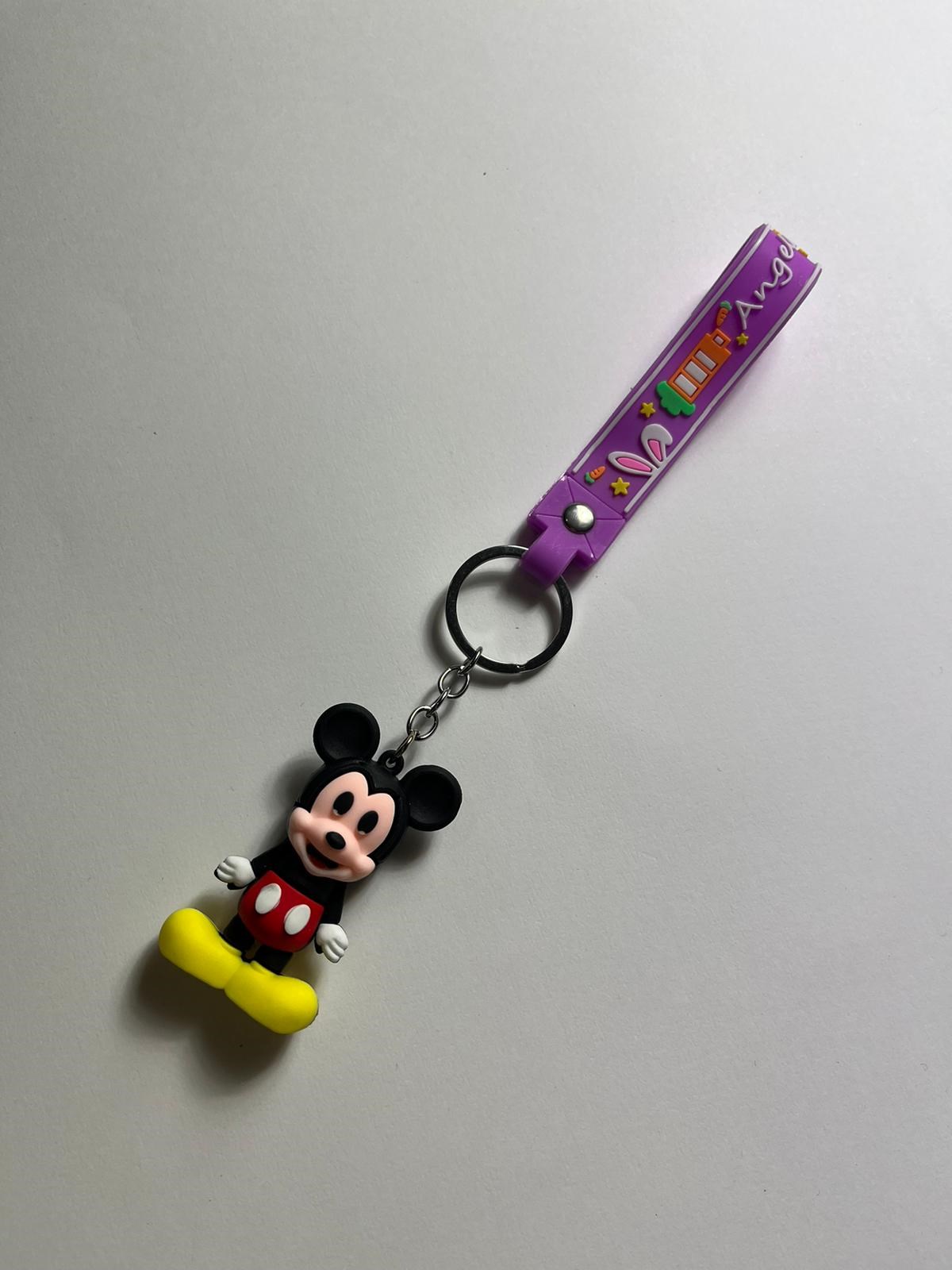 Mini Mouse 3D Silikon Anahtarlık ve Çanta Süsü