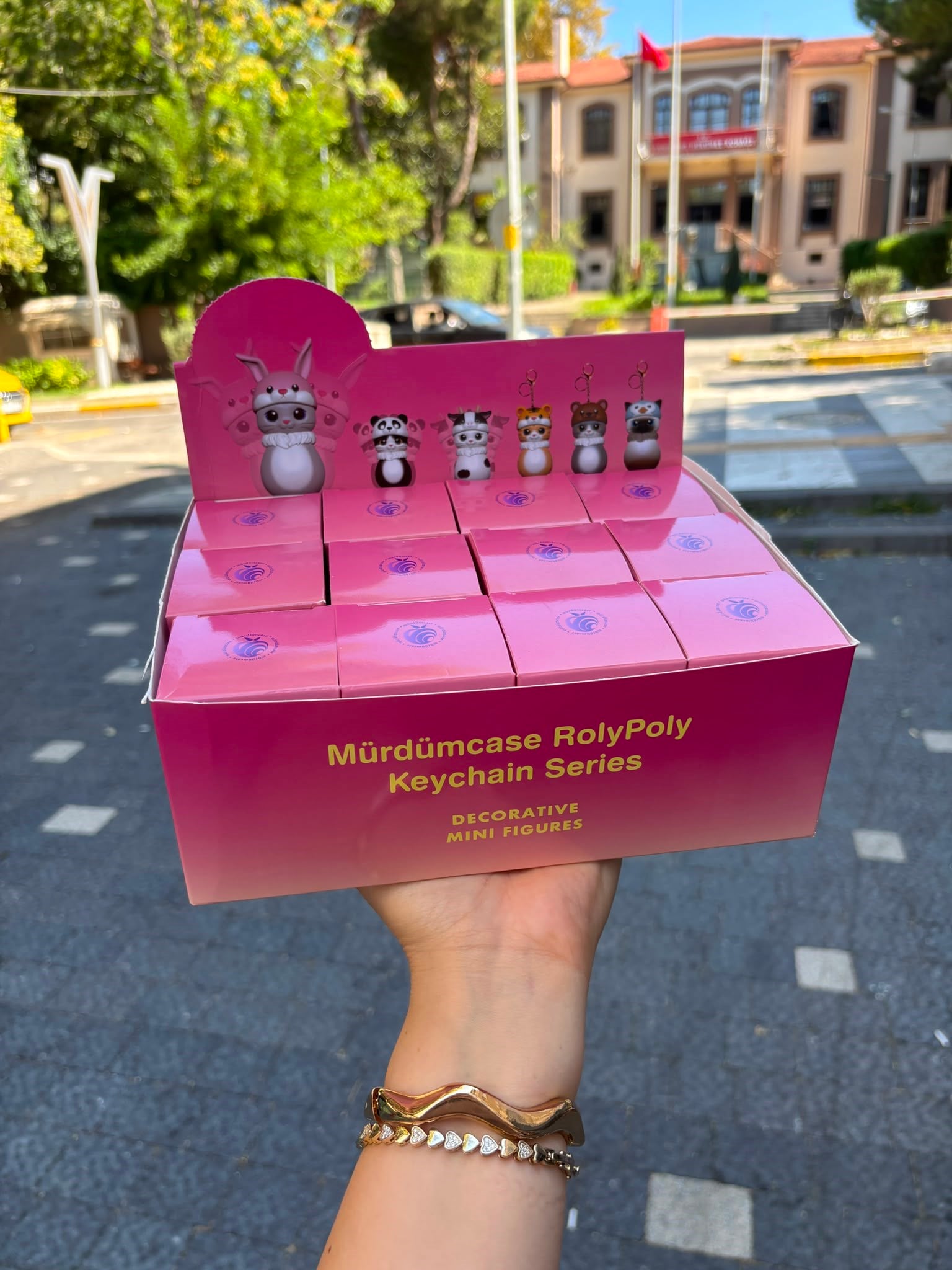Mürdümcase RolyPoly Keychain Series