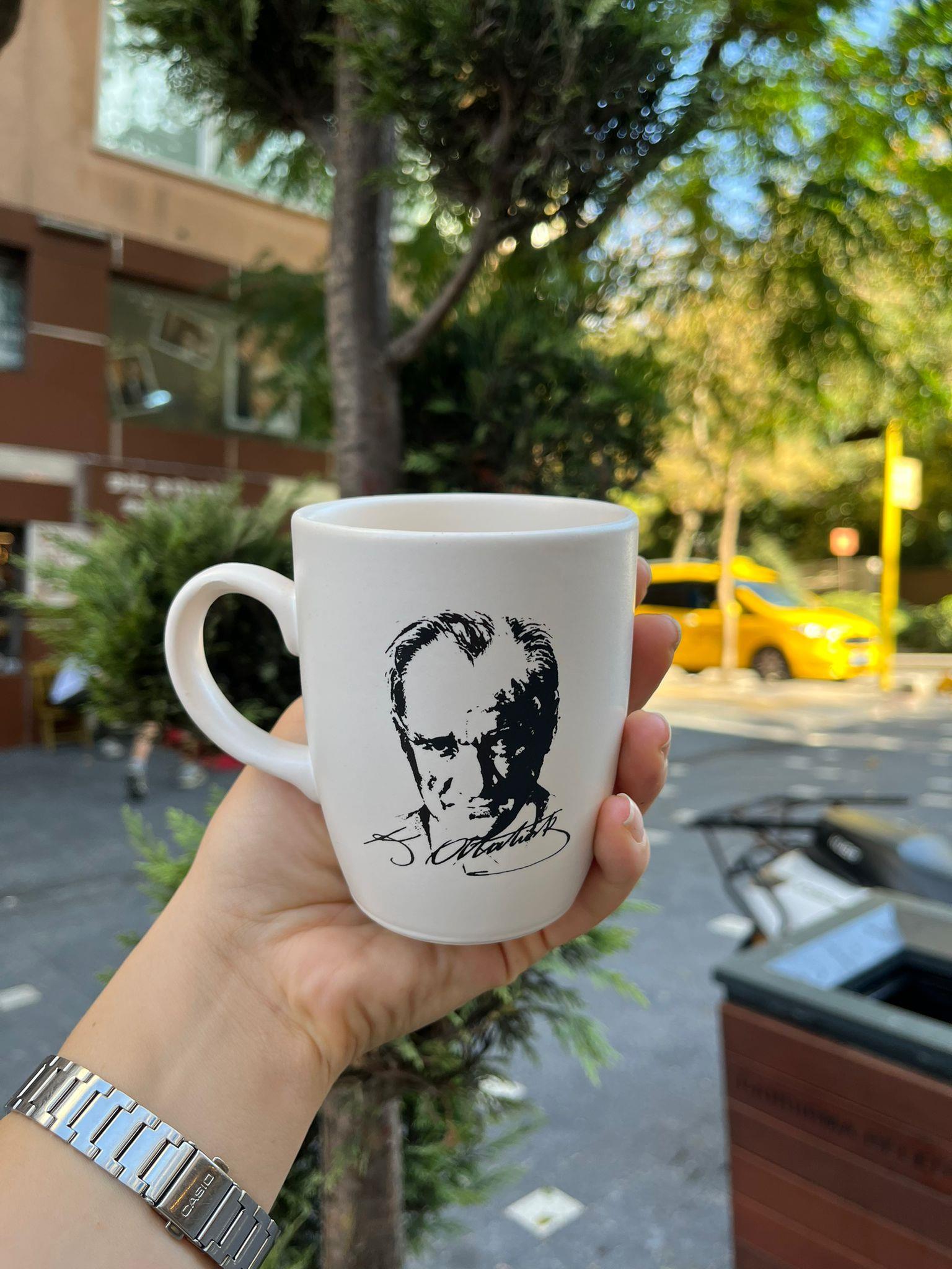 Mustafa Kemal Atatürk İmza Oval Kupa