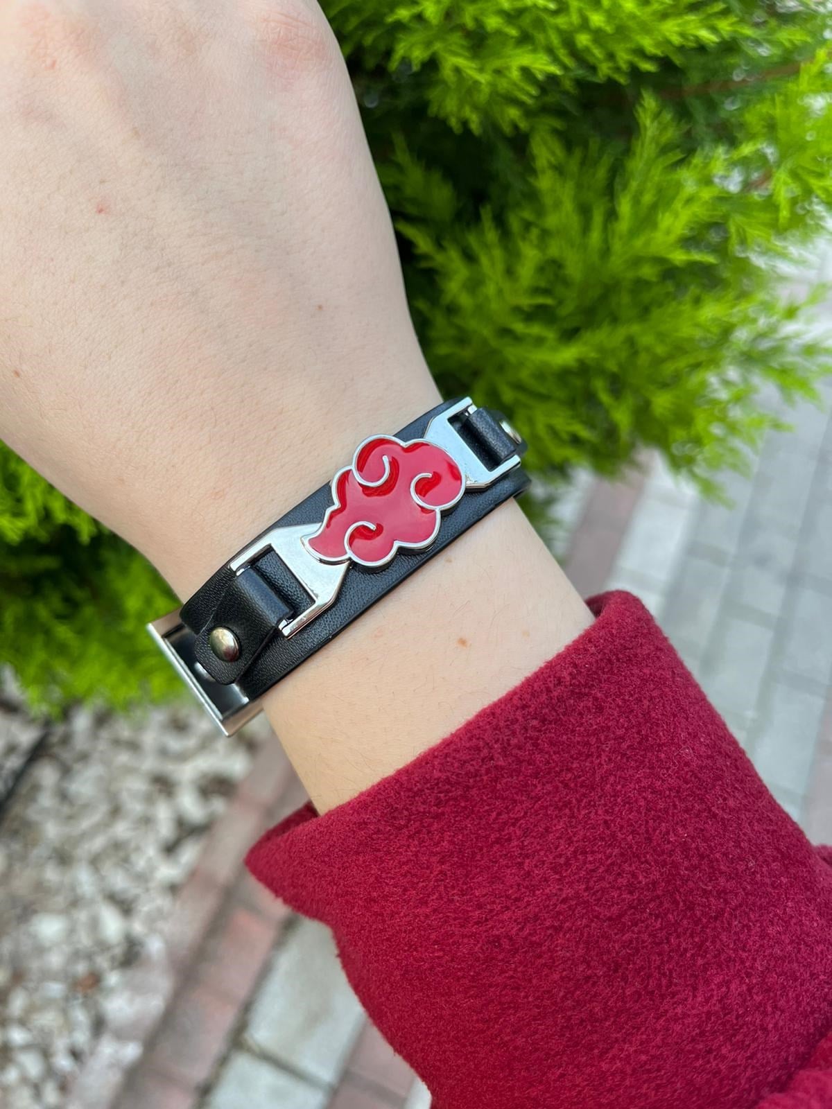 Naruto Akatsuki Kemerli Bileklik