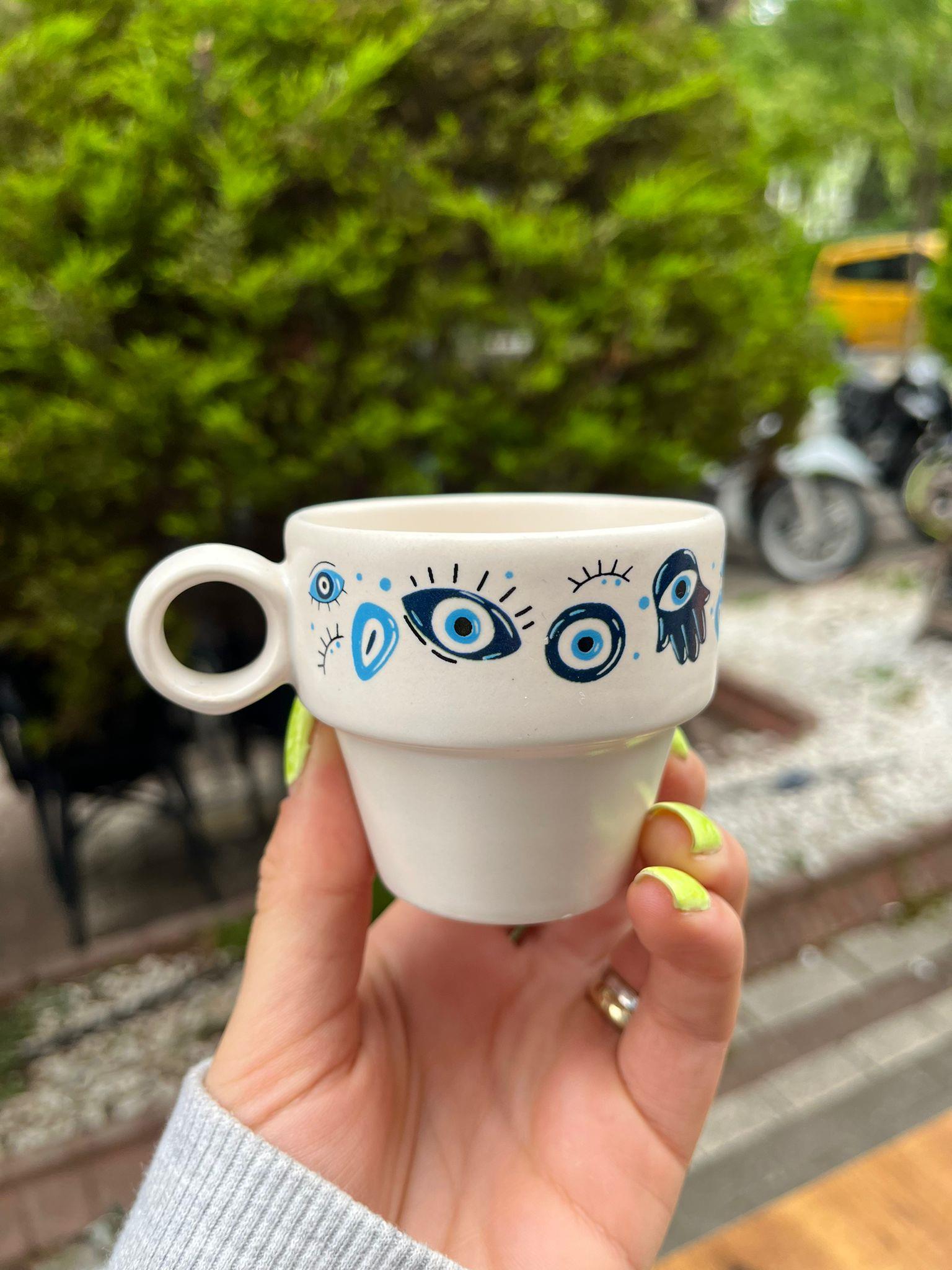Nazar Göz Espresso Fincanı