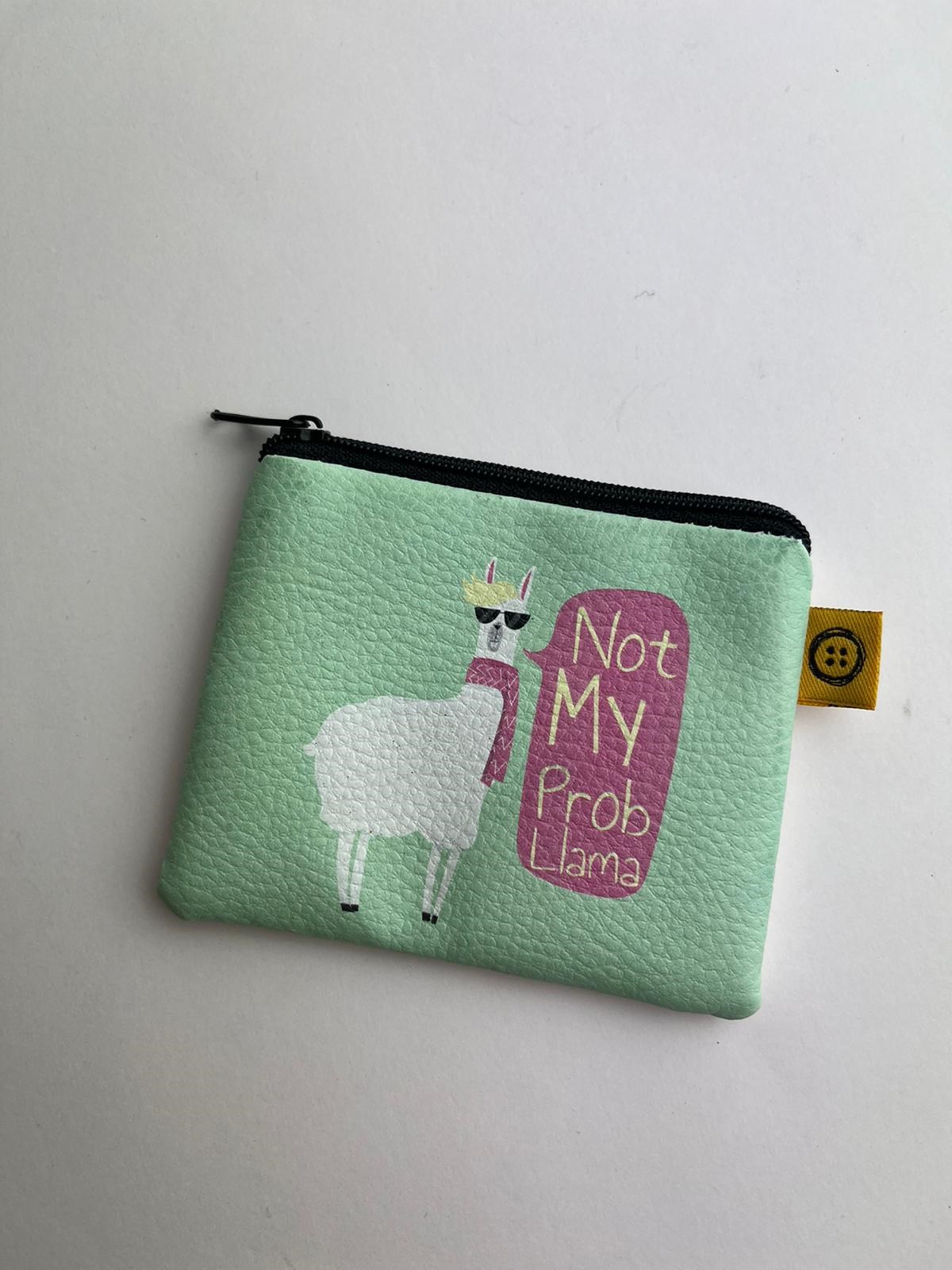 Not My Prob Llama Bozuk Para Cüzdanı