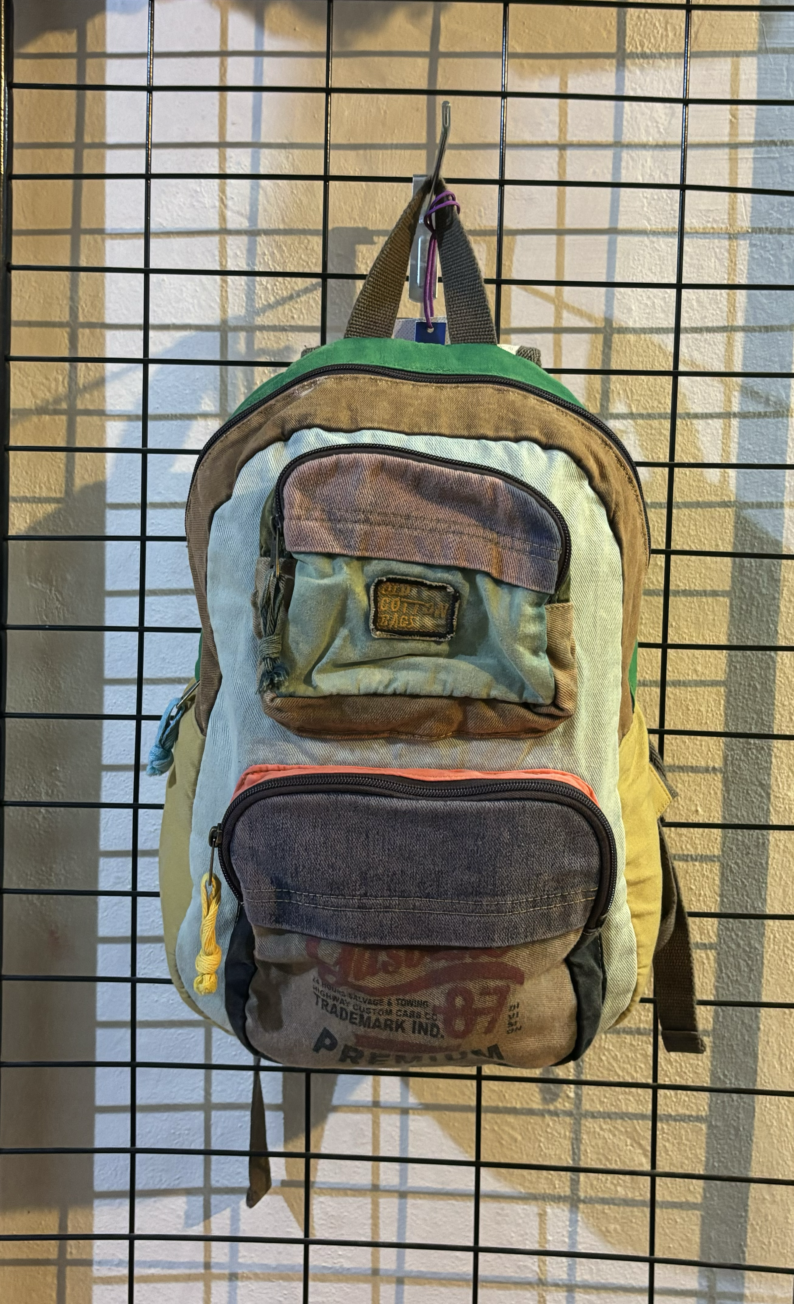 Old Cotton Vintage Disayn Okul - Sırt - Gezi Çantası Jannie Bag 5114