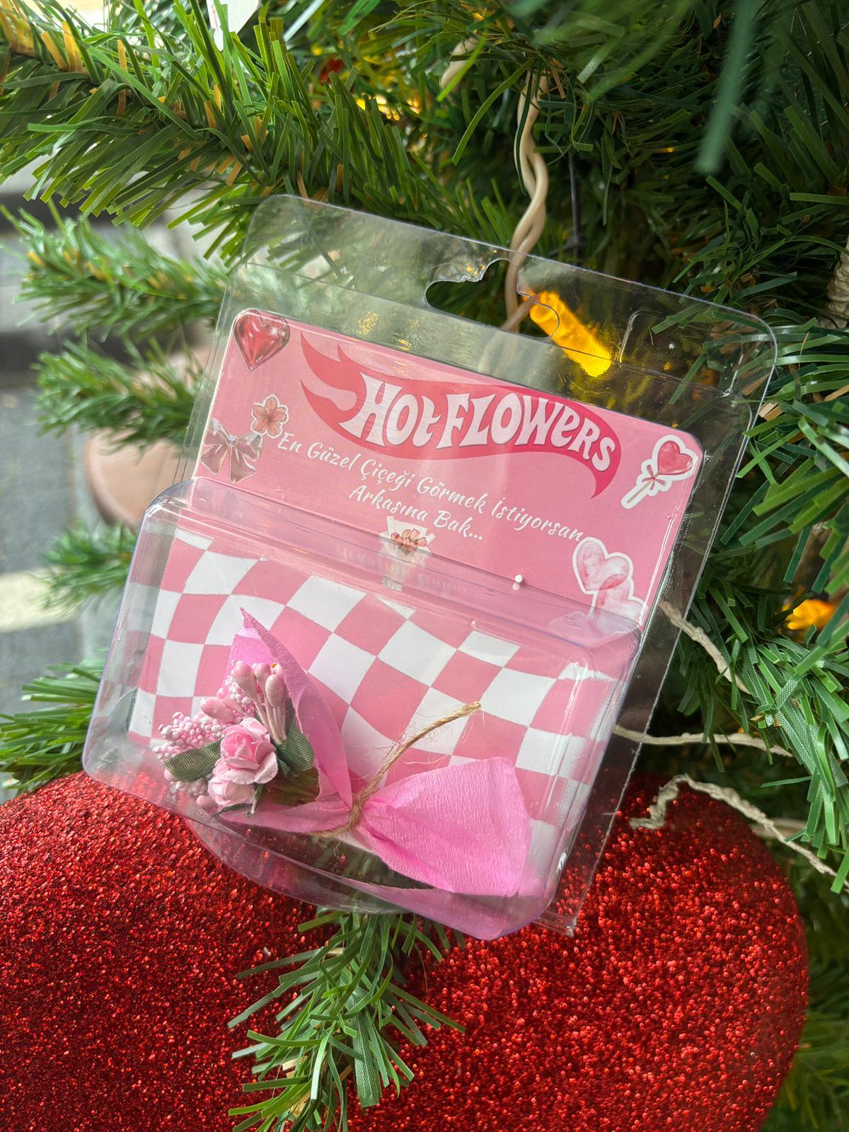 Pembe Hotflowers Arkası Aynalı Çiçek