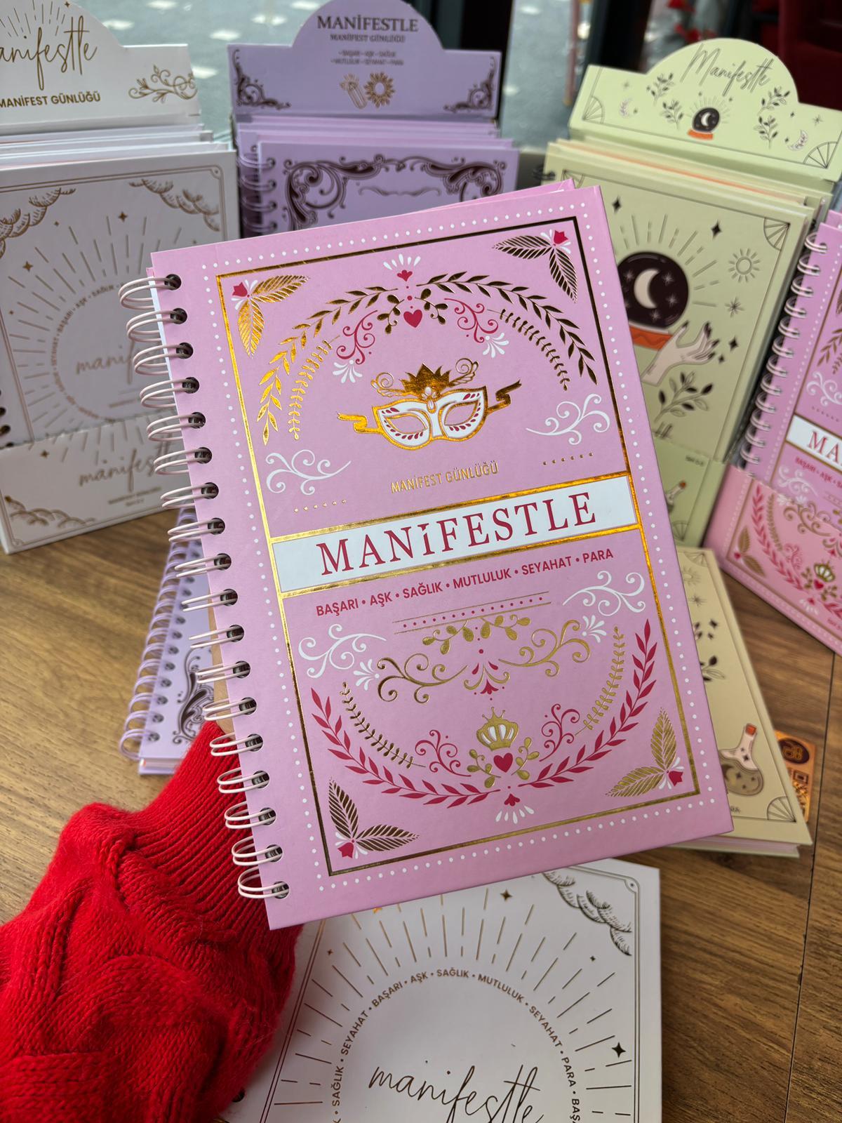 Pembe Manifest Günlüğü Planlayacı Defter