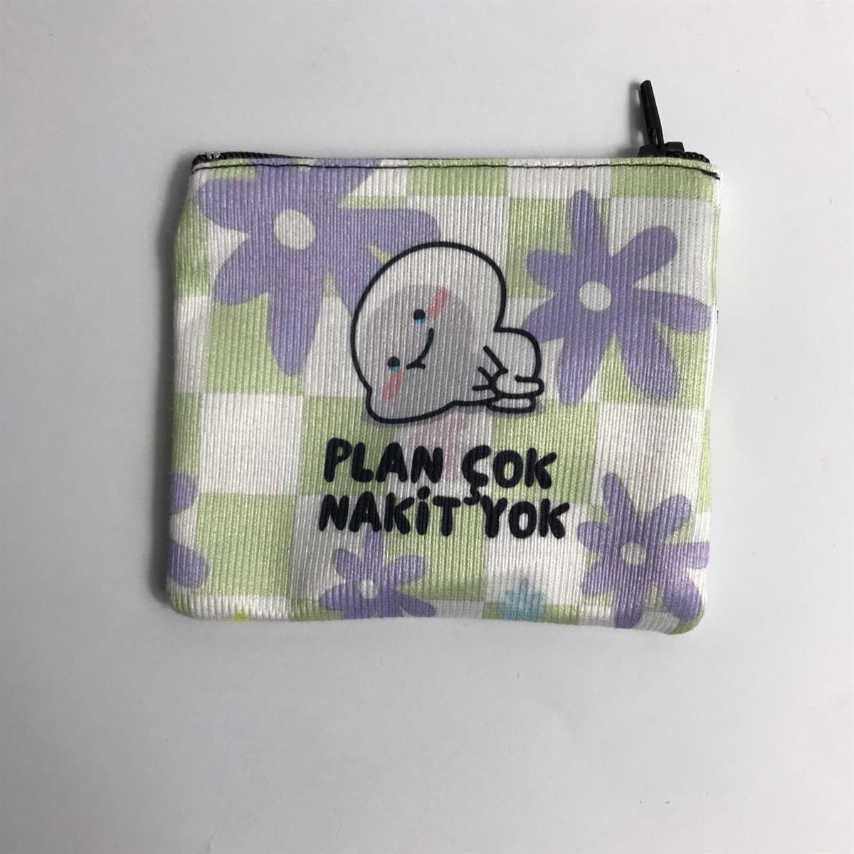 Plan Çok Nakit Yok Bozuk Para Cüzdanı