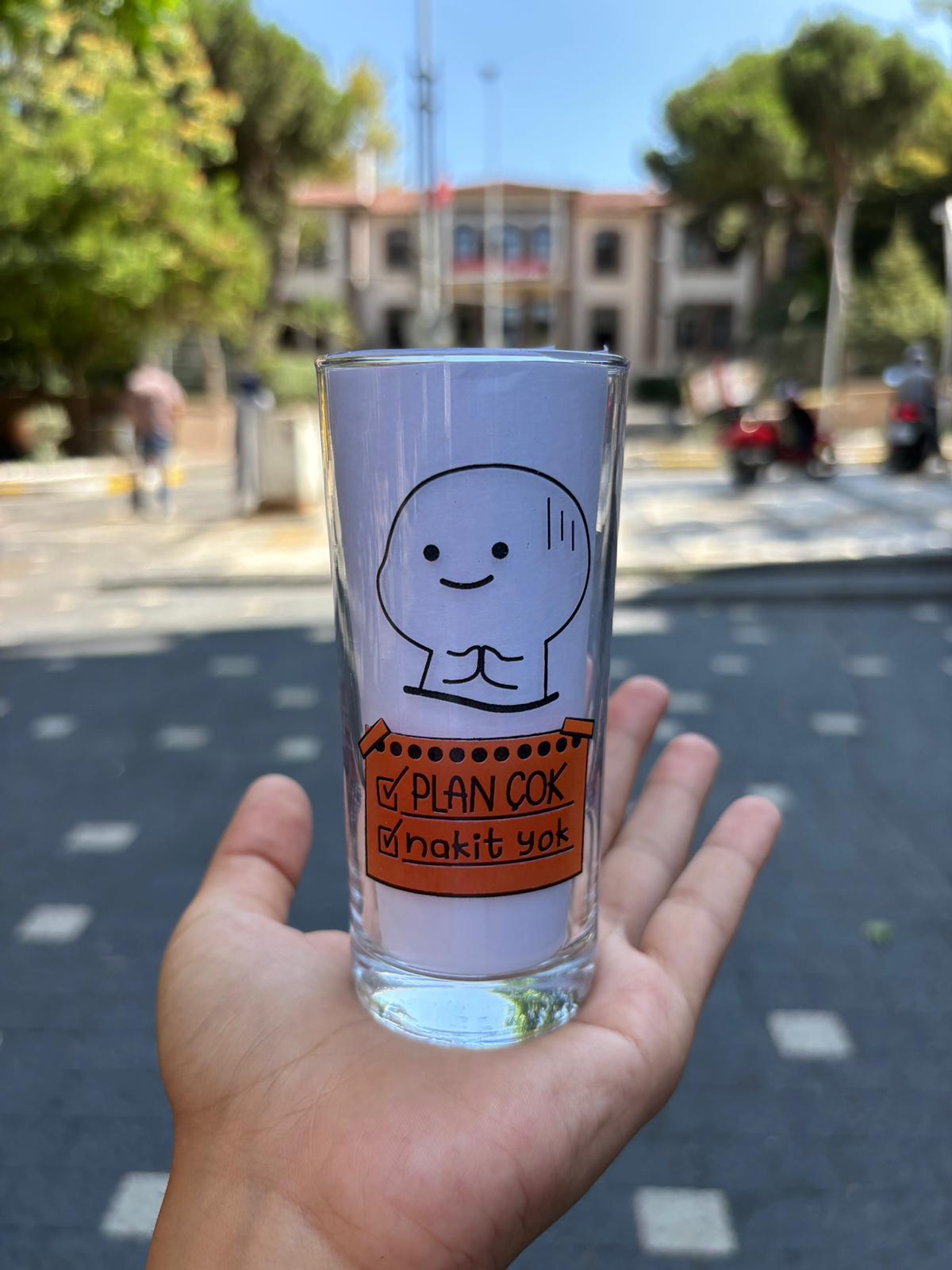 Plan Çok Nakit Yok Rakı Bardağı