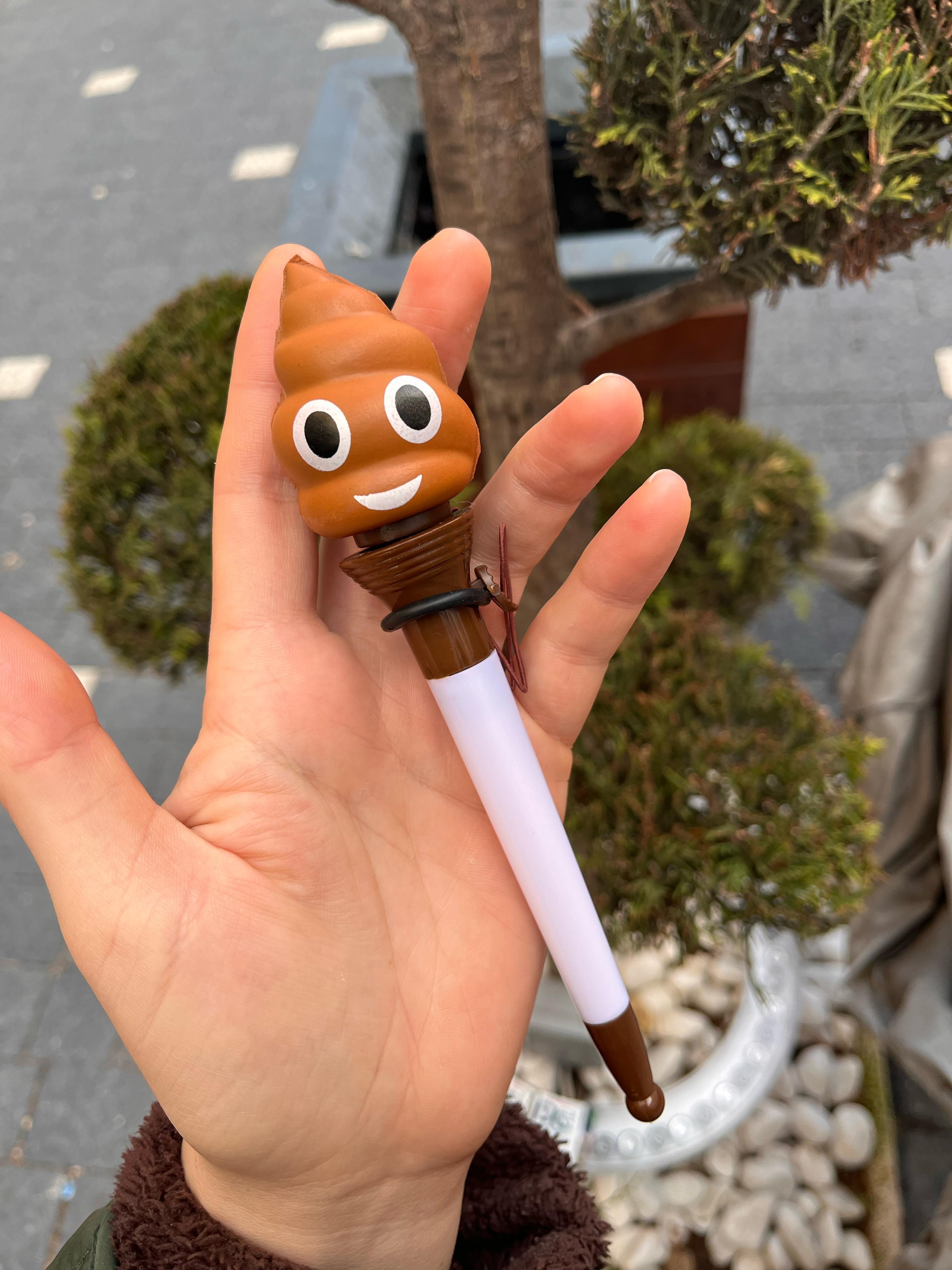 Poo Şeklinde Fırlayan Kalem