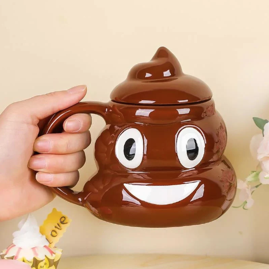 Poo Shaped 3D Mug Kupa