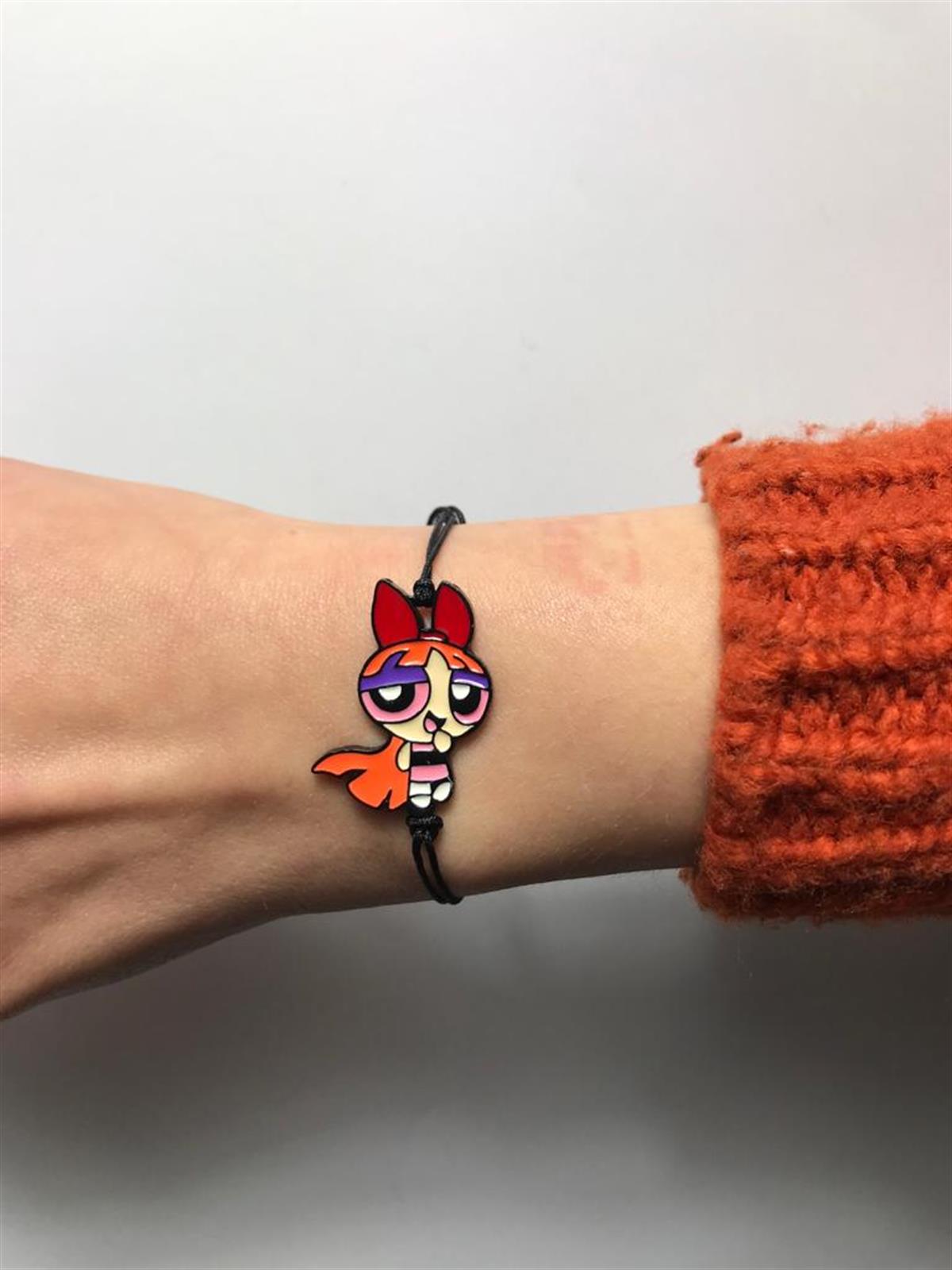 Powerpuff Girls Blossom Ayarlanabilir Unisex Bileklik