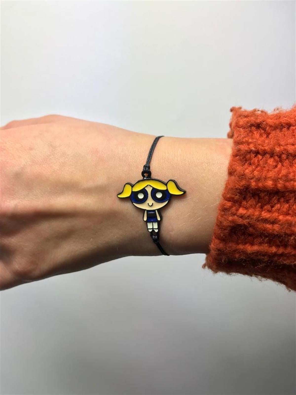 Powerpuff Girls Bubbles Ayarlanabilir Unisex Bileklik