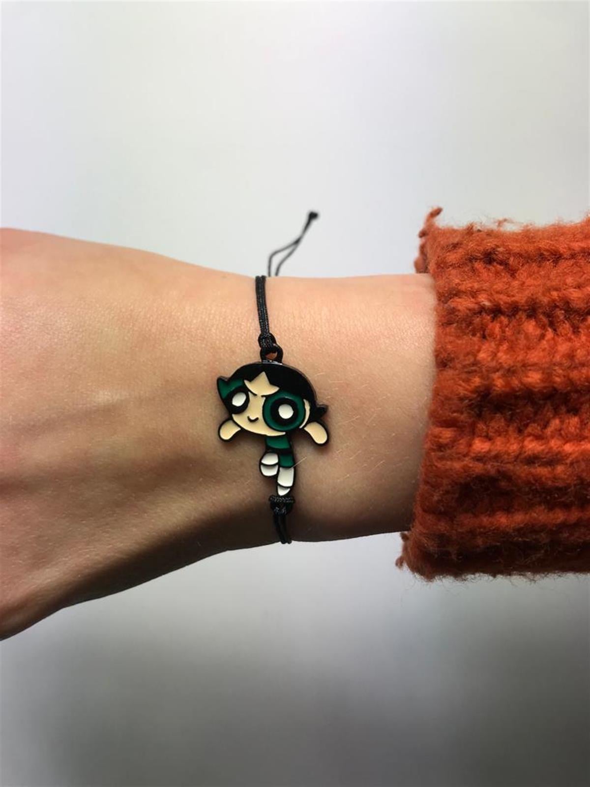 Powerpuff Girls Buttercup Ayarlanabilir Unisex Bileklik